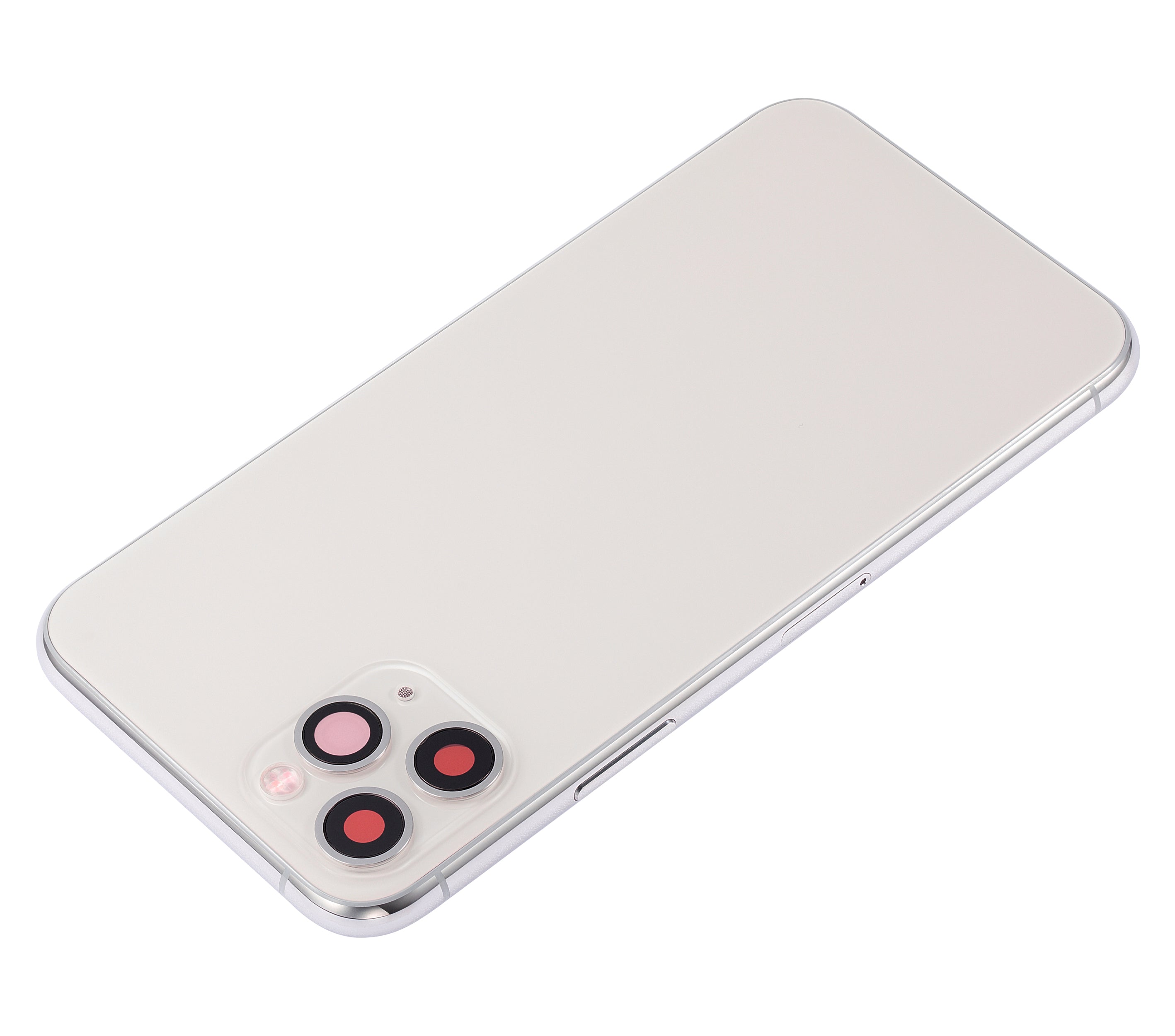 Backcover/Rahmen vorinstall. Kleinteile für iPhone 11 Pro Silber ohne Logo Quali