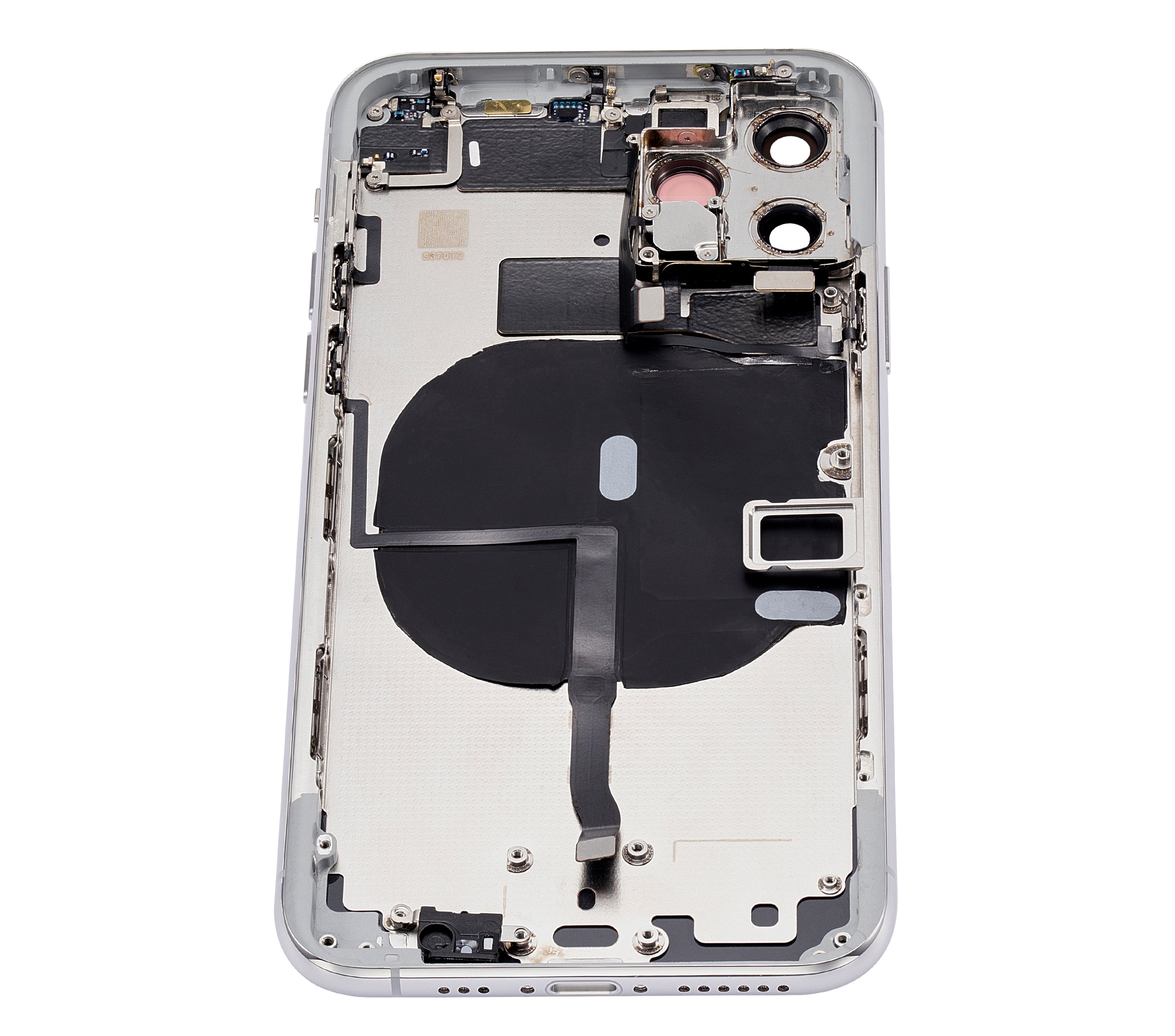 Backcover/Rahmen vorinstall. Kleinteile für iPhone 11 Pro Silber ohne Logo Quali