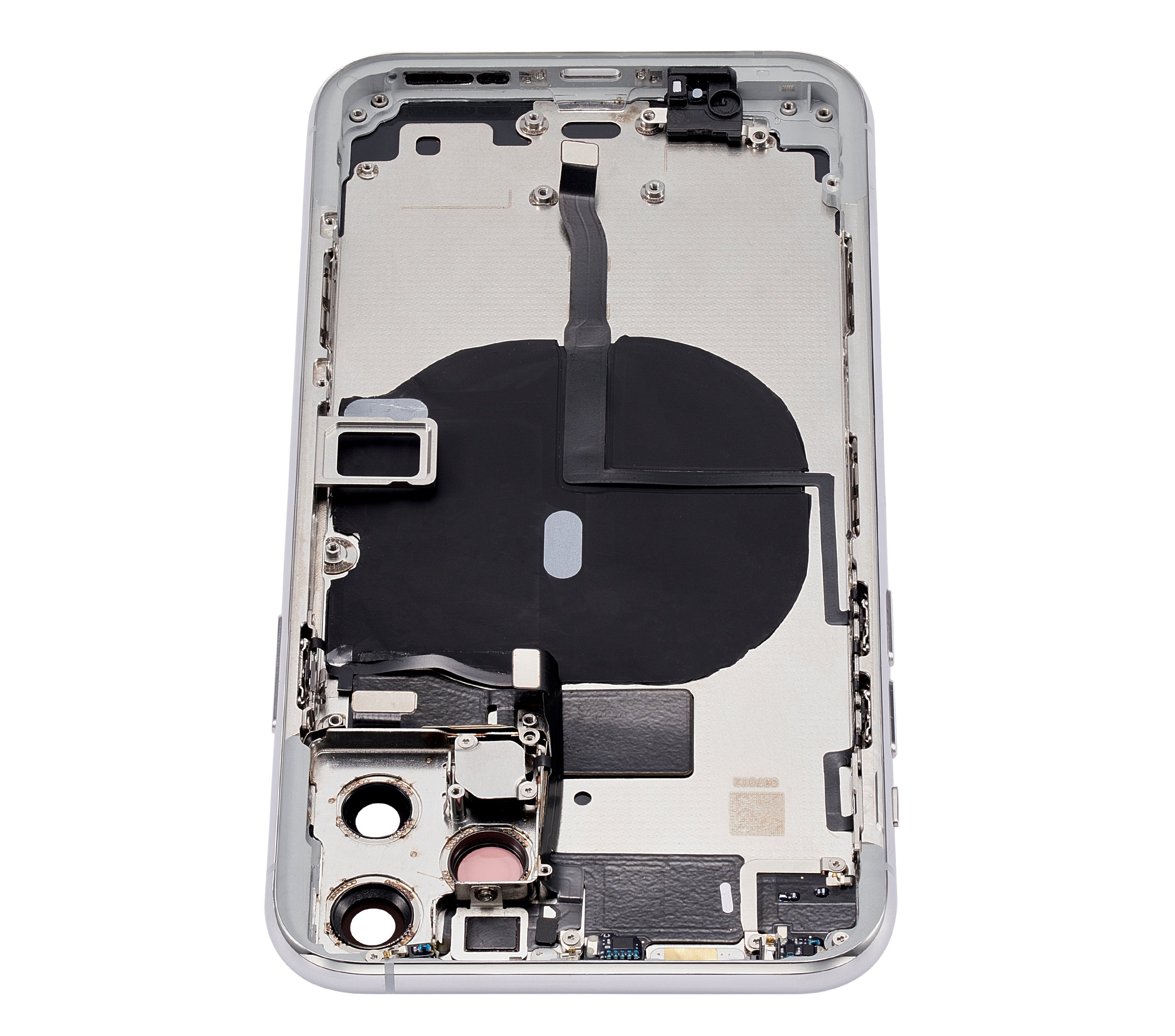 Backcover/Rahmen vorinstall. Kleinteile für iPhone 11 Pro Silber ohne Logo Quali