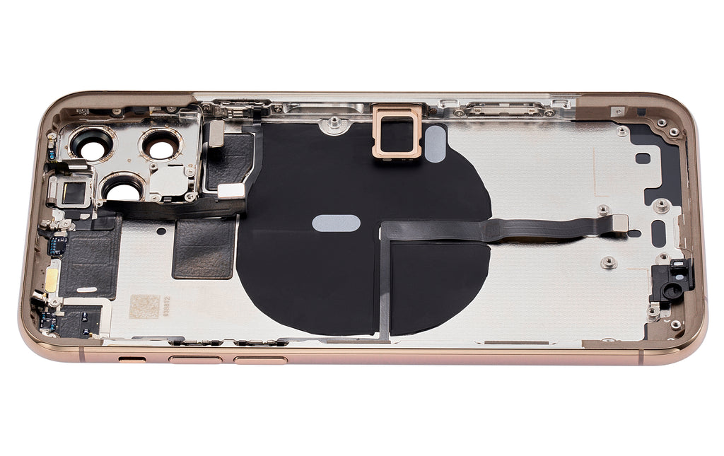 Backcover/Rahmen mit Kleinteilen für iPhone 11 Pro Gold Aftermarket Plus