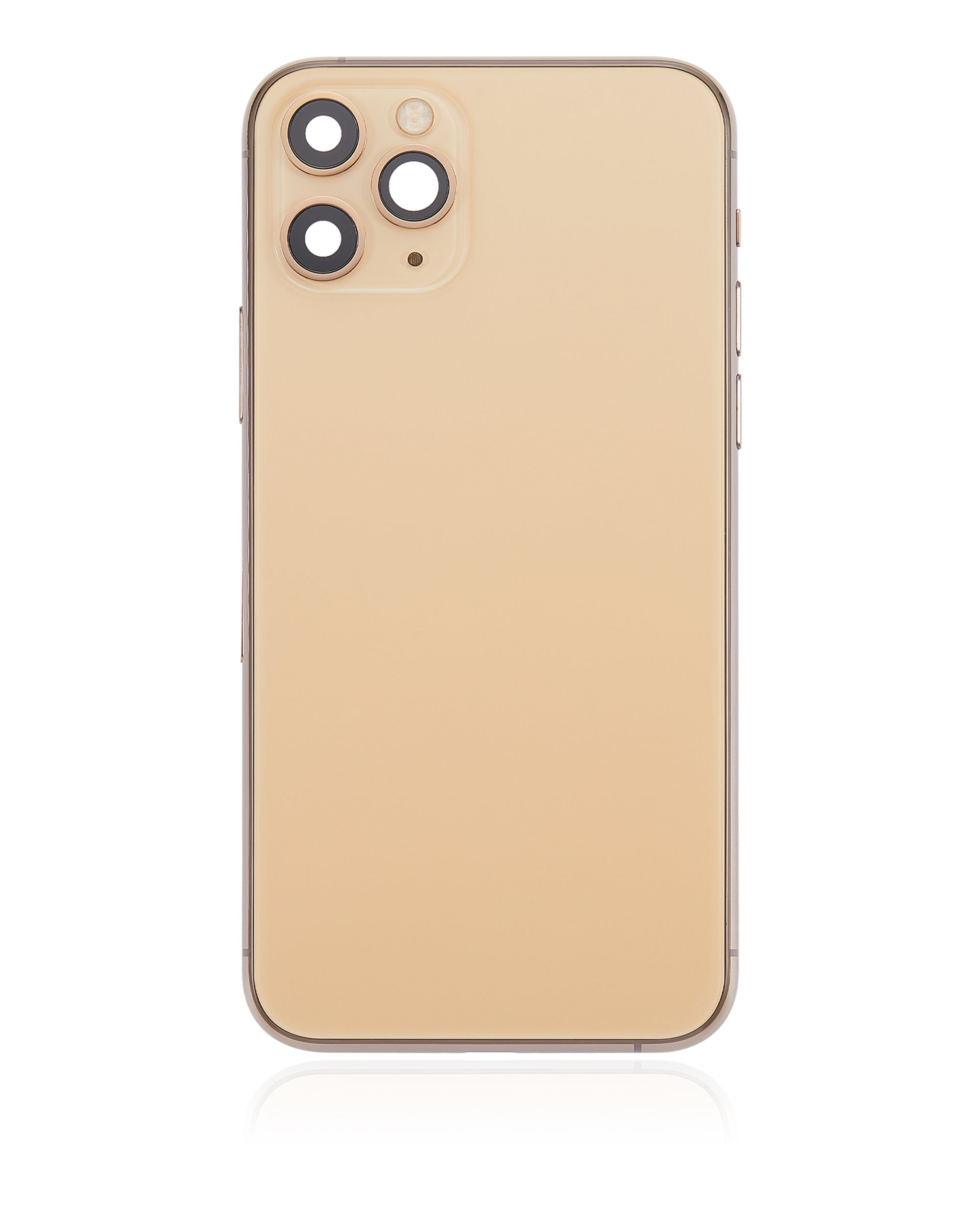 Backcover/Rahmen mit Kleinteilen für iPhone 11 Pro Gold Aftermarket Plus