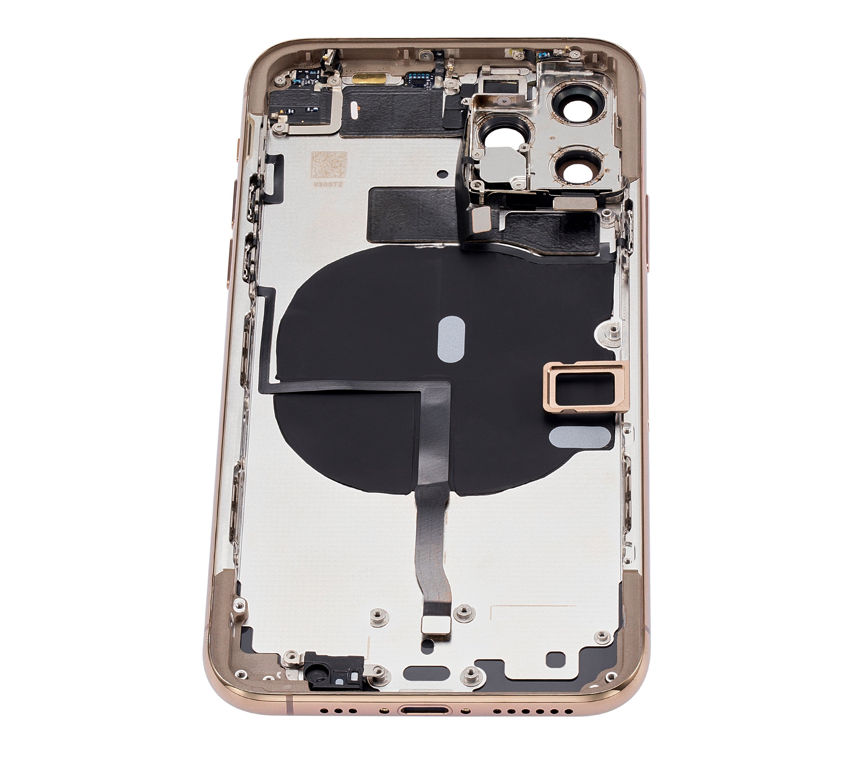 Backcover/Rahmen mit Kleinteilen für iPhone 11 Pro Gold Aftermarket Plus
