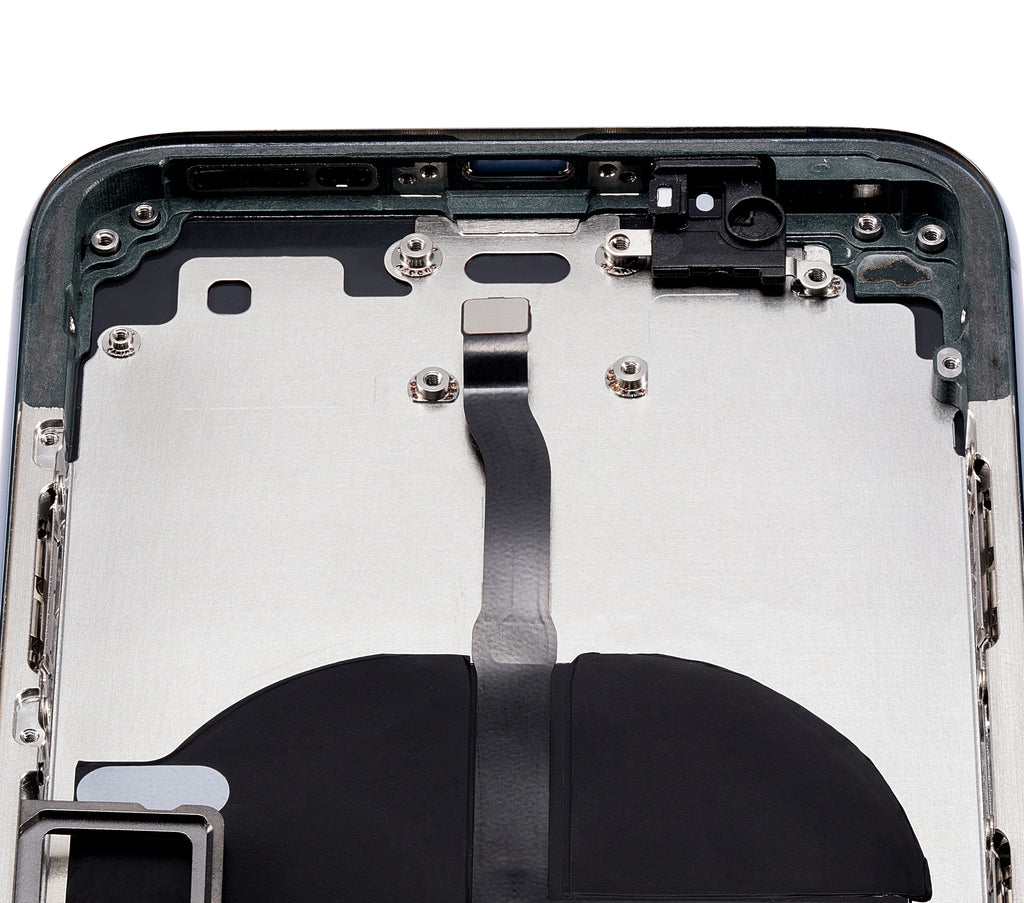 Back Cover/Frame with Pre-installed Small Components for iPhone 11 Pro (Aftermarket Plus, No Logo, Midnight Green)