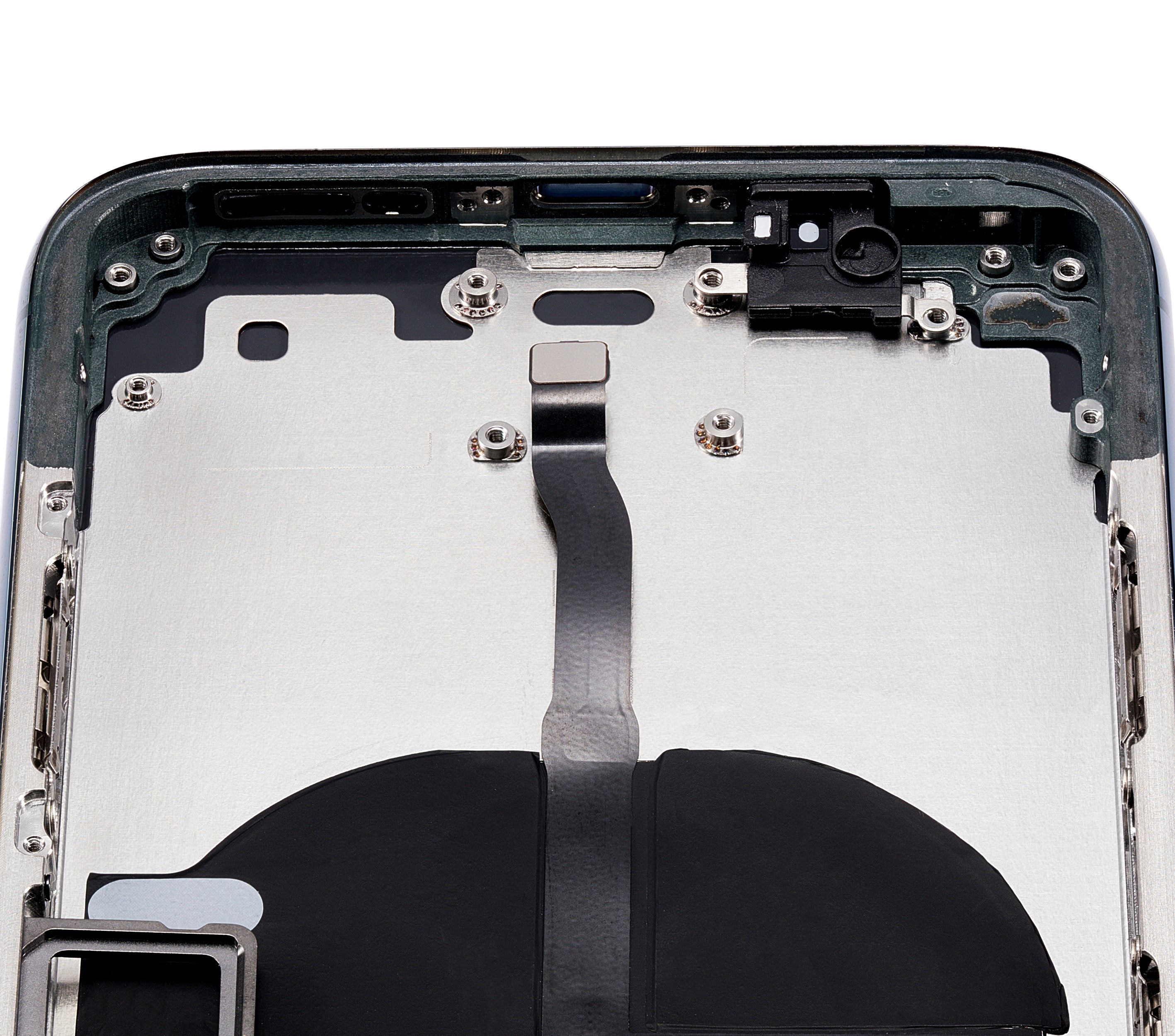 Back Cover/Frame with Pre-installed Small Components for iPhone 11 Pro (Aftermarket Plus, No Logo, Midnight Green)