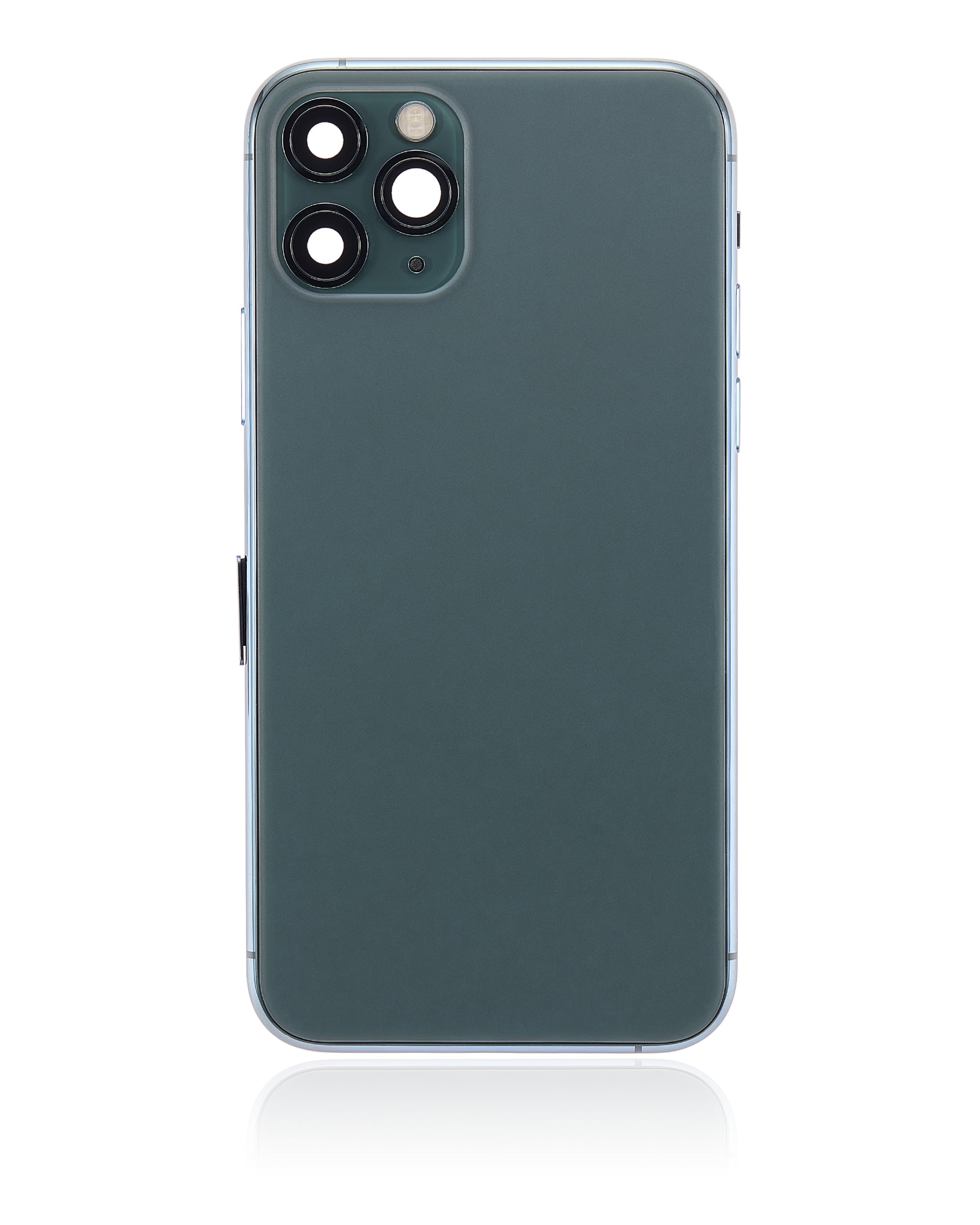 Back Cover/Frame with Pre-installed Small Components for iPhone 11 Pro (Aftermarket Plus, No Logo, Midnight Green)