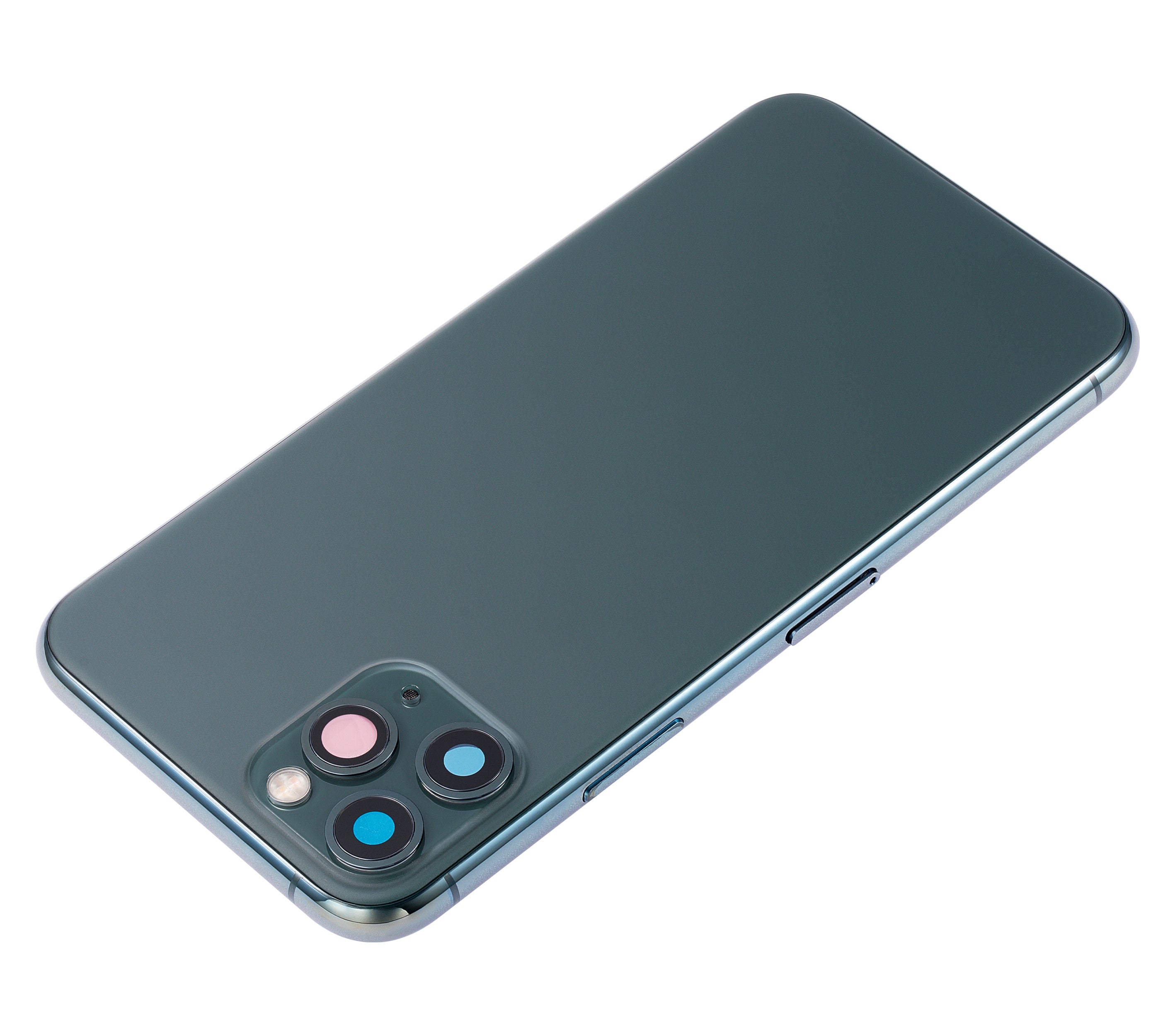 Back Cover/Frame with Pre-installed Small Components for iPhone 11 Pro (Aftermarket Plus, No Logo, Midnight Green)