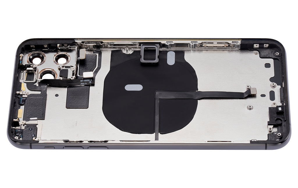 Back Cover/Frame with Pre-Installed Small Parts for iPhone 11 Pro Max (No Logo) (Aftermarket Plus) (Space Gray)