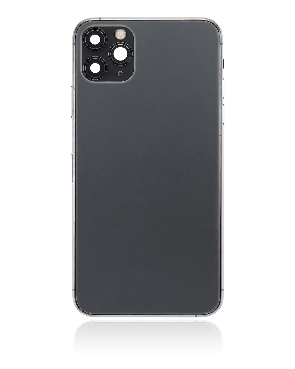 Back Cover/Frame with Pre-Installed Small Parts for iPhone 11 Pro Max (No Logo) (Aftermarket Plus) (Space Gray)