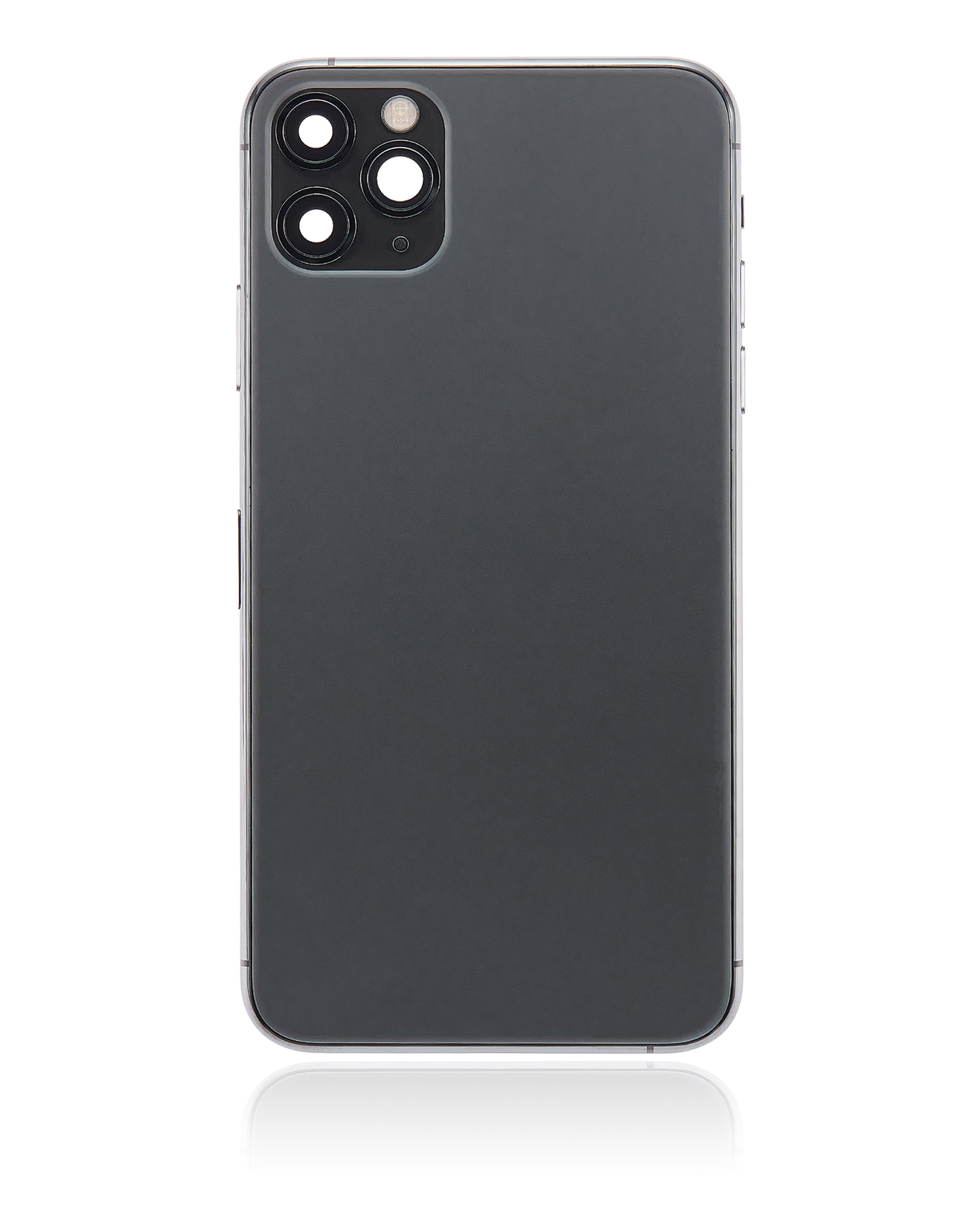 Back Cover/Frame with Pre-Installed Small Parts for iPhone 11 Pro Max (No Logo) (Aftermarket Plus) (Space Gray)