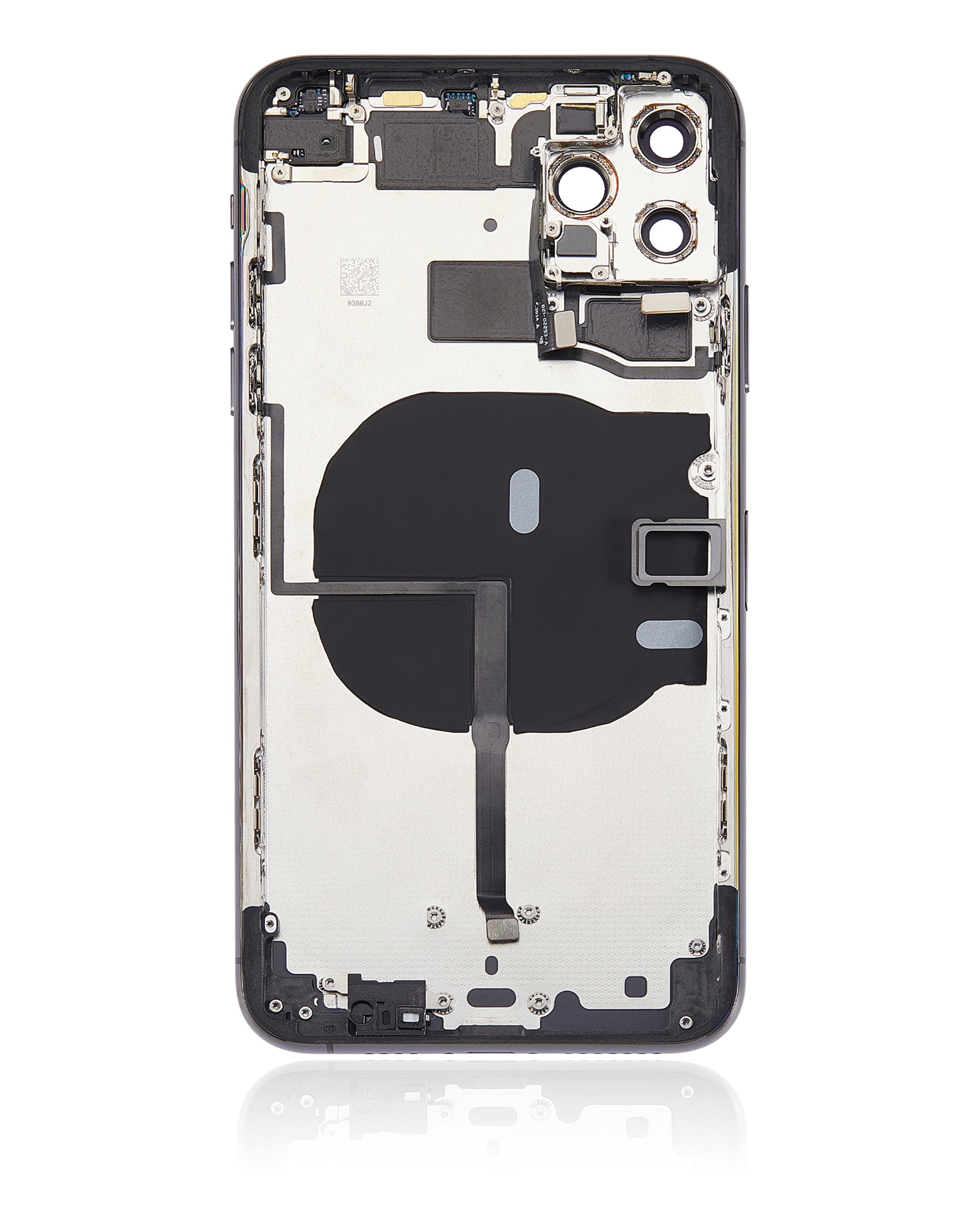 Back Cover/Frame with Pre-Installed Small Parts for iPhone 11 Pro Max (No Logo) (Aftermarket Plus) (Space Gray)