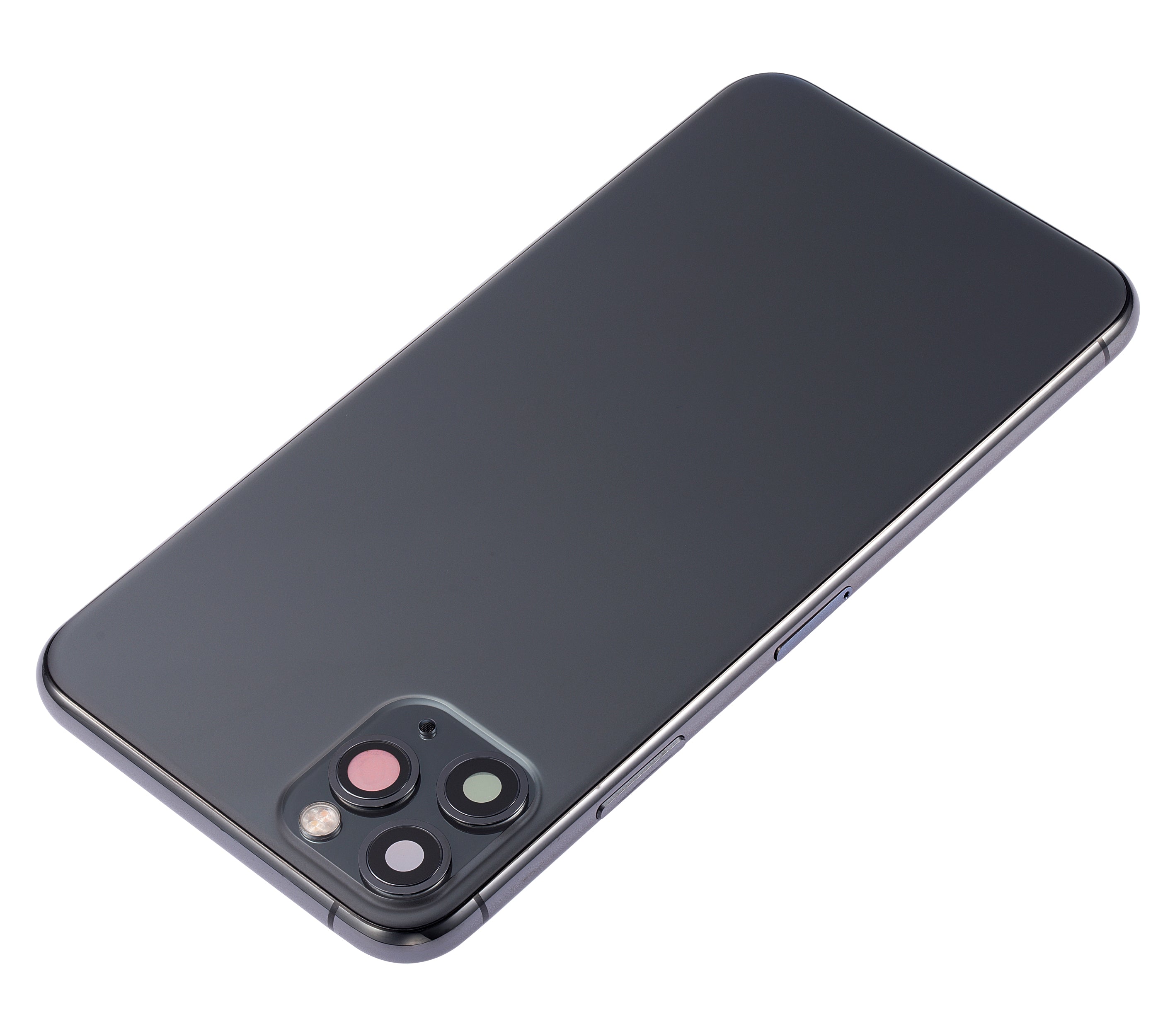 Back Cover/Frame with Pre-Installed Small Parts for iPhone 11 Pro Max (No Logo) (Aftermarket Plus) (Space Gray)