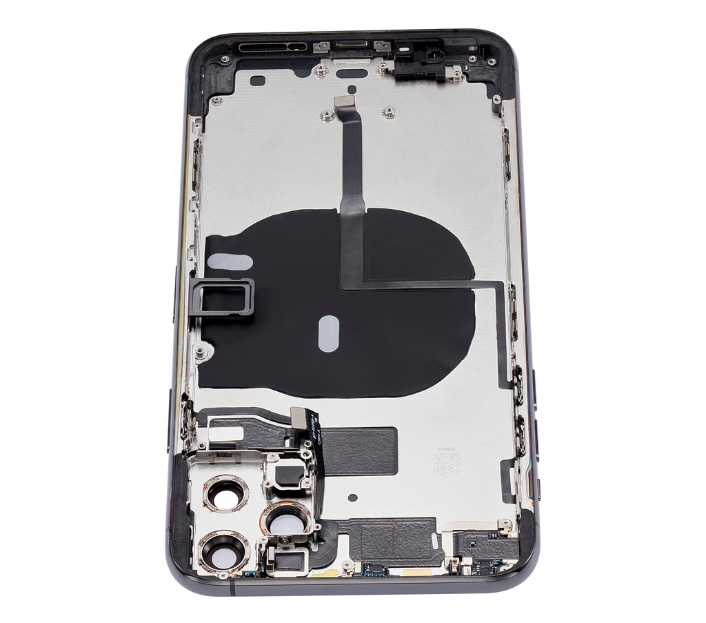 Back Cover/Frame with Pre-Installed Small Parts for iPhone 11 Pro Max (No Logo) (Aftermarket Plus) (Space Gray)