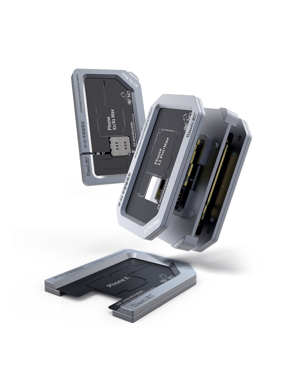 Qianli Metall-Midframe-Reballing-Plattform iPhone X/XS/XS Max