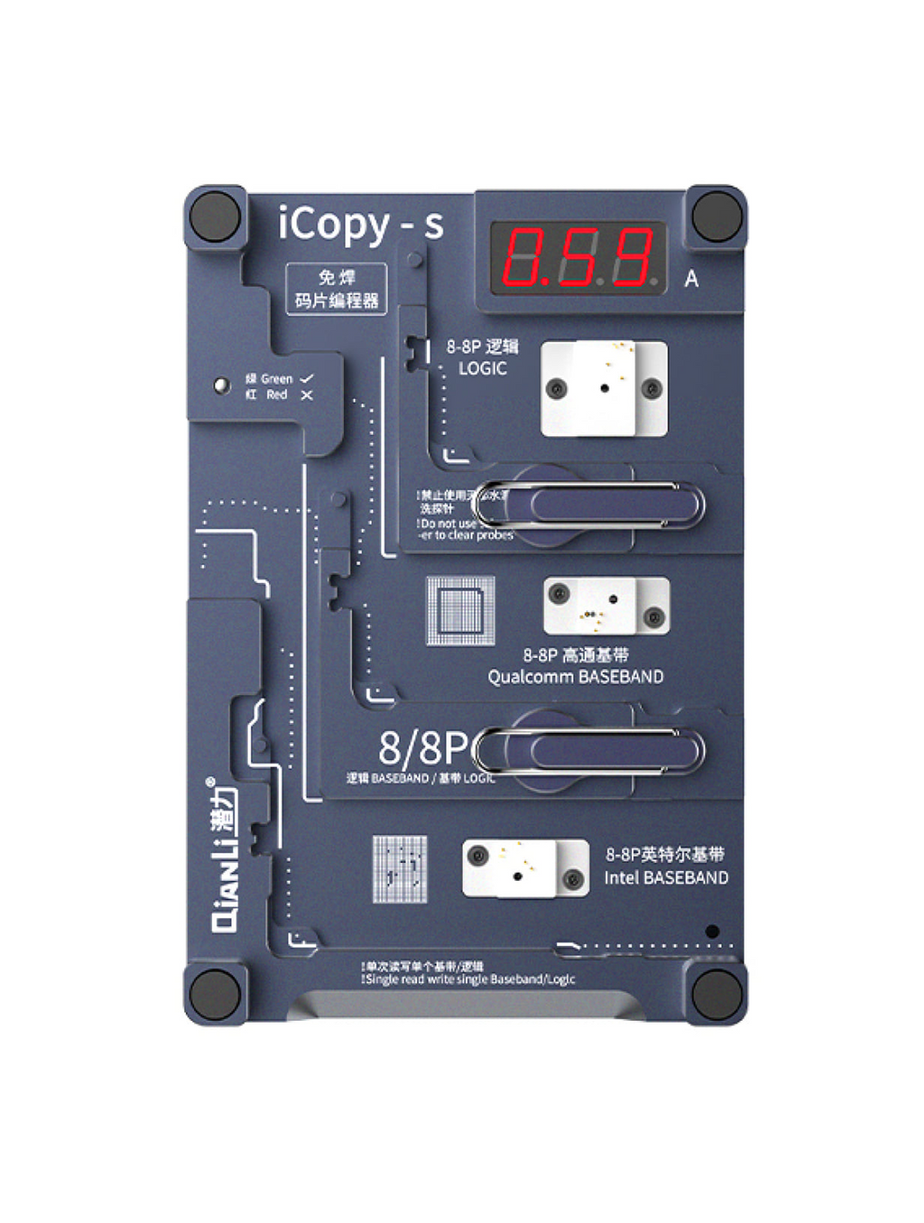 Qianli iCopy-S Doppelseitiger Chip-Testrahmen iPhone 7/7 Plus/8/8 Plus