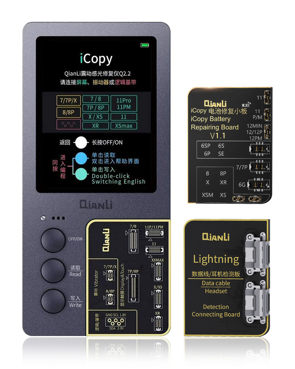 iCopy Plus 2.2+ True Tone & Akku Programmer - bis iPhone 13 Pro Max (Qianli)
