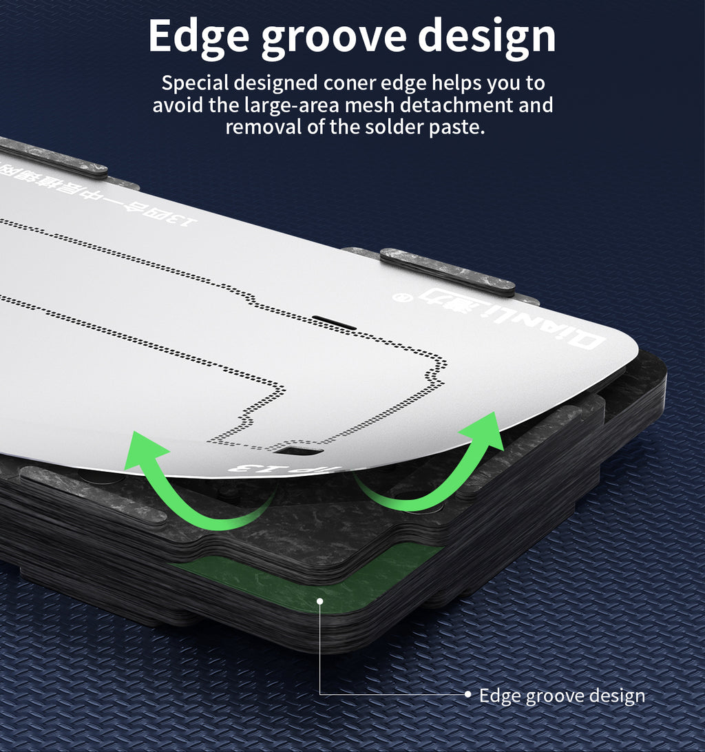 4in1 Midframe-Reballing-Plattform ohne Abdeckung für Apple iPhone 13(Qianli)
