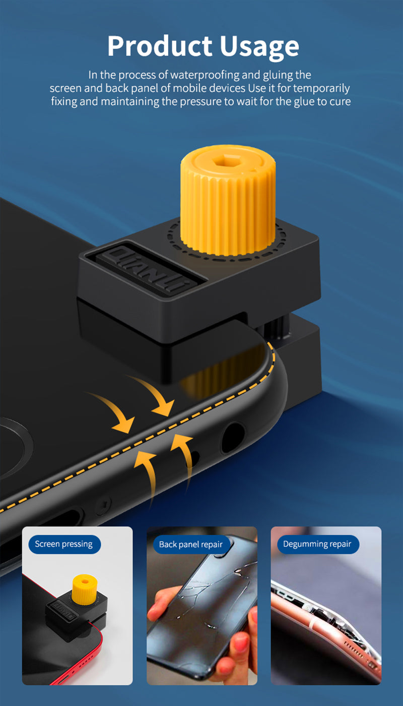 iClamp Universal Kunststoff-Fixierwerkzeug für Handy-Display (2.0) 4er-Pack