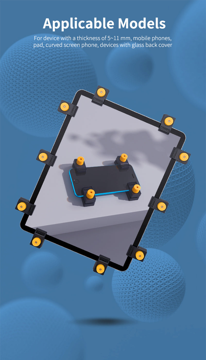 iClamp Universal Kunststoff-Fixierwerkzeug für Handy-Display (2.0) 4er-Pack