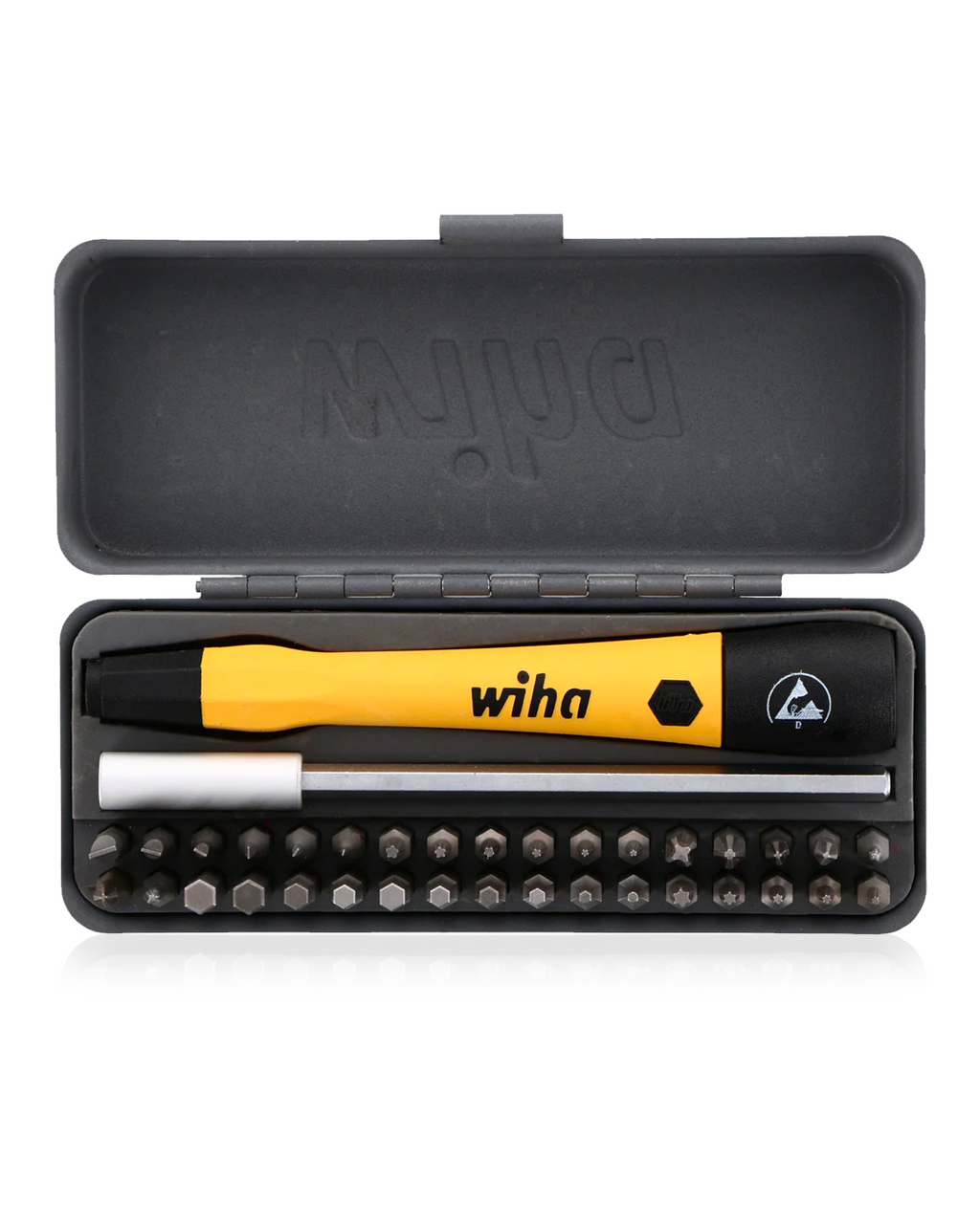 Wiha GoBox 36-tlg. Elektronik ESD Präzisions-Mikrobit-Schraubendreher-Satz