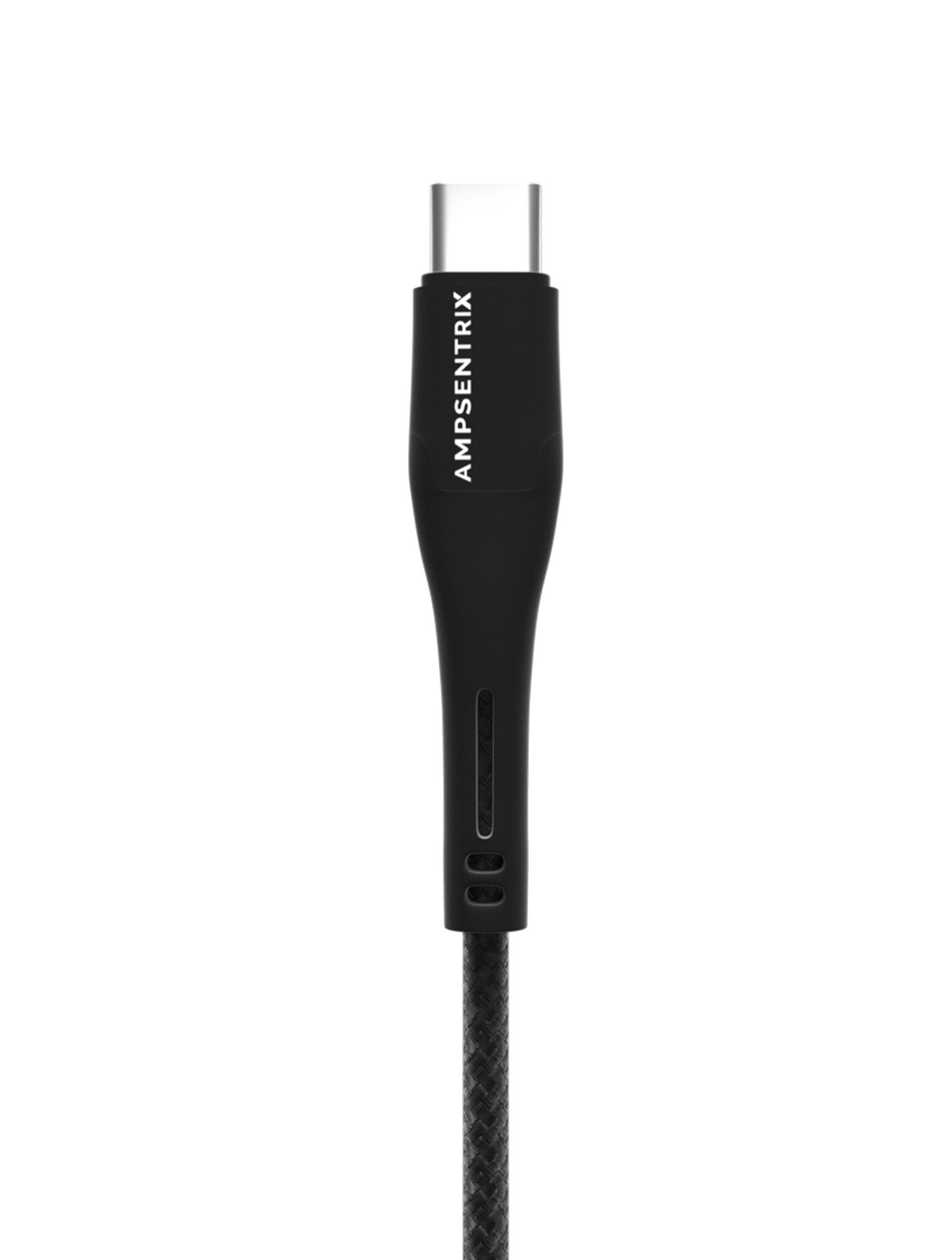 Lightning-zu-USB-Type-C-Kabel (Non-MFI) 1 m/3 ft (AmpSentrix Matrix) Schwarz