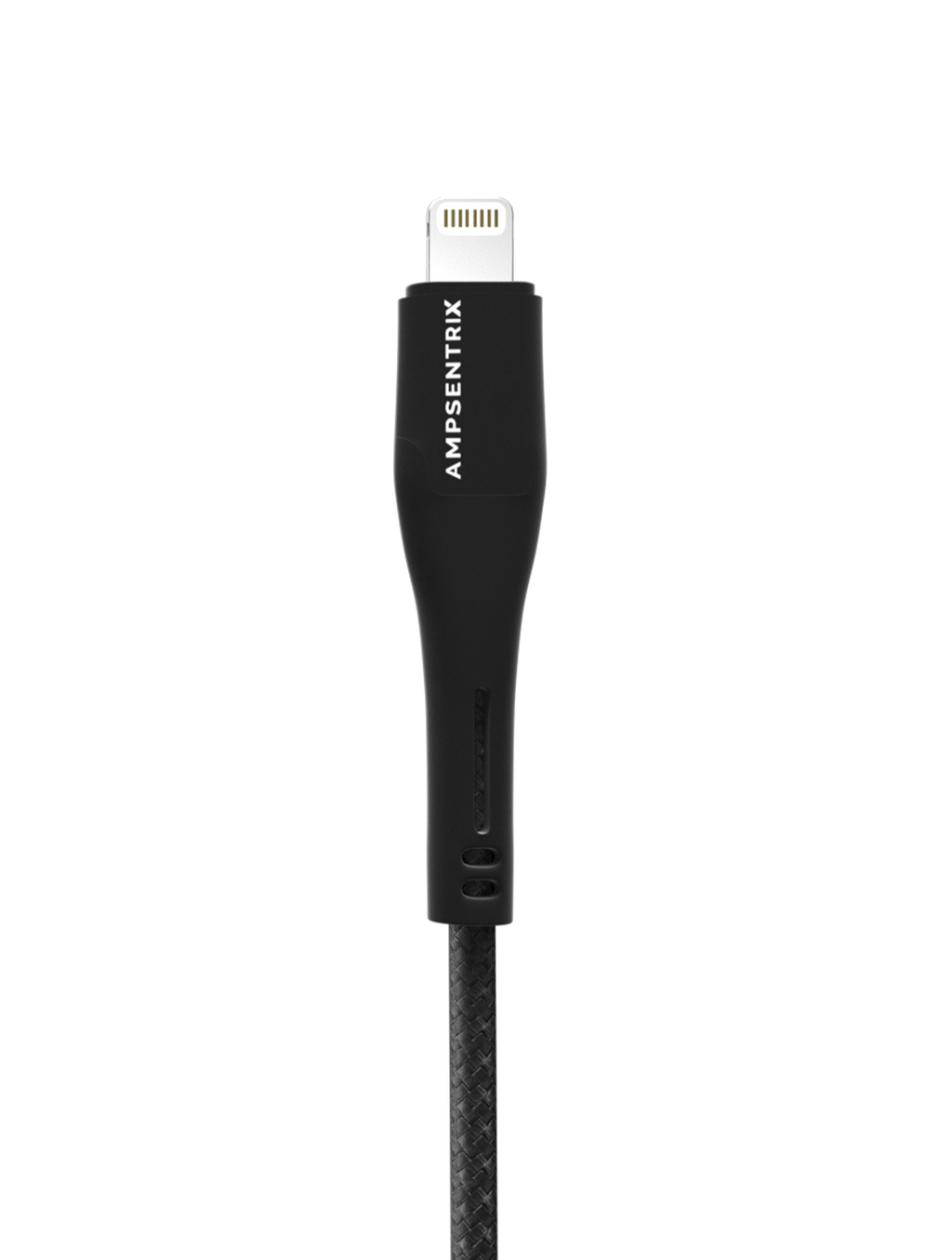 Lightning-zu-USB-Type-C-Kabel (Non-MFI) 1 m/3 ft (AmpSentrix Matrix) Schwarz