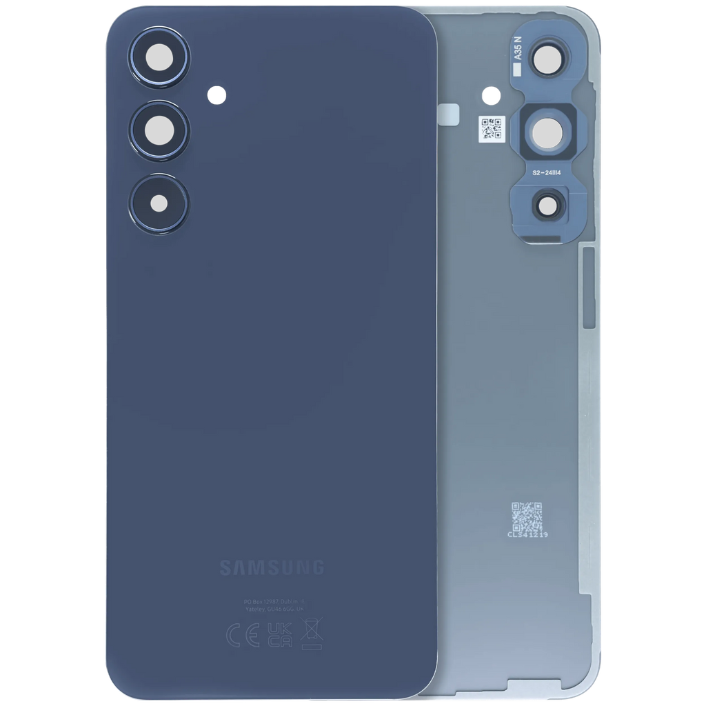 Backcover mit Camera Lens für Samsung Galaxy A35 5G (A356) (Service Pack) (Schwarz)