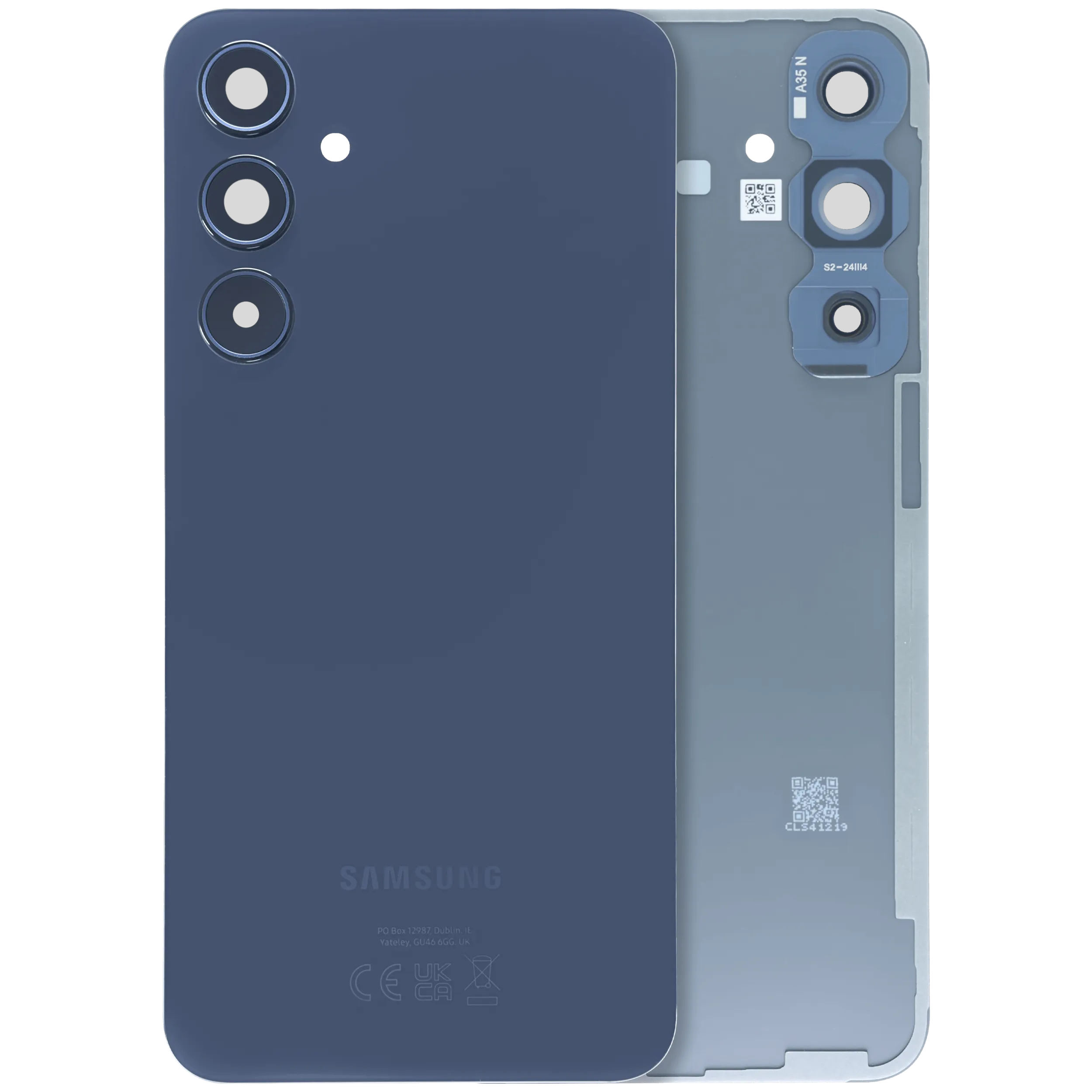 Backcover mit Camera Lens für Samsung Galaxy A35 5G (A356) (Service Pack) (Schwarz)