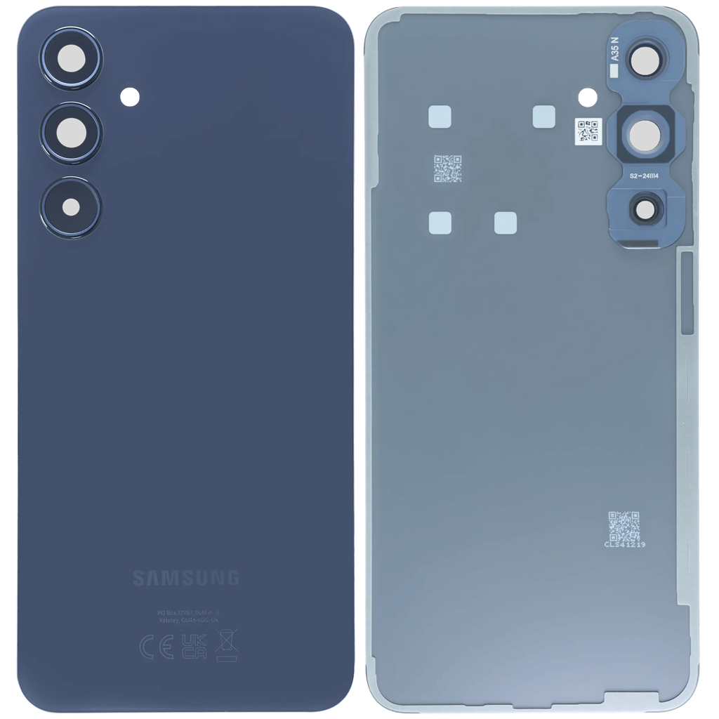 Backcover mit Camera Lens für Samsung Galaxy A35 5G (A356) (Service Pack) (Schwarz)