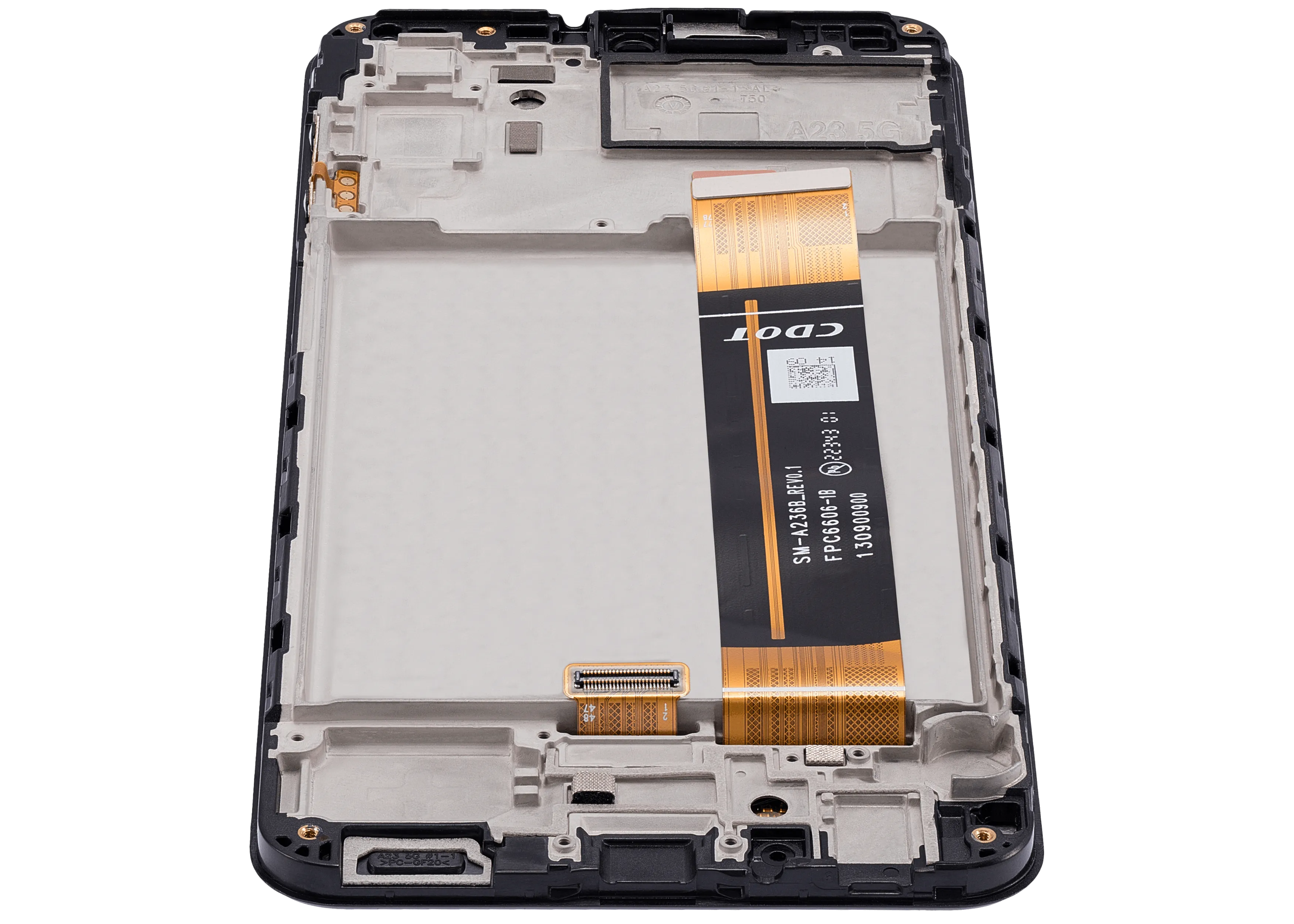LCD-Display mit Rahmen für Samsung Galaxy A23 5G (A236U/B / 2022) (North American U/B Version) (Aftermarket Plus) (Alle Farben)