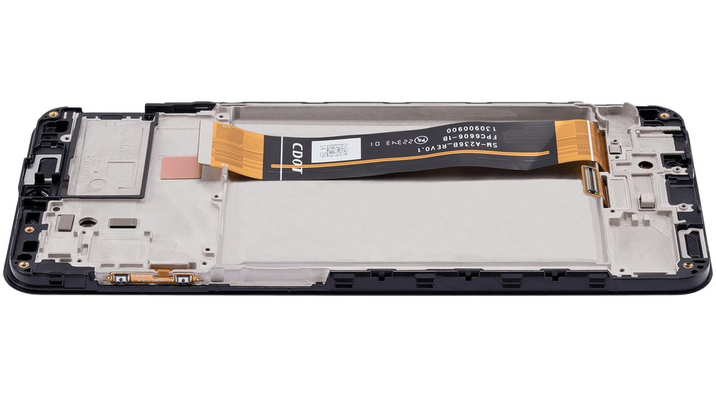 LCD-Display mit Rahmen für Samsung Galaxy A23 5G (A236U/B / 2022) (North American U/B Version) (Aftermarket Plus) (Alle Farben)