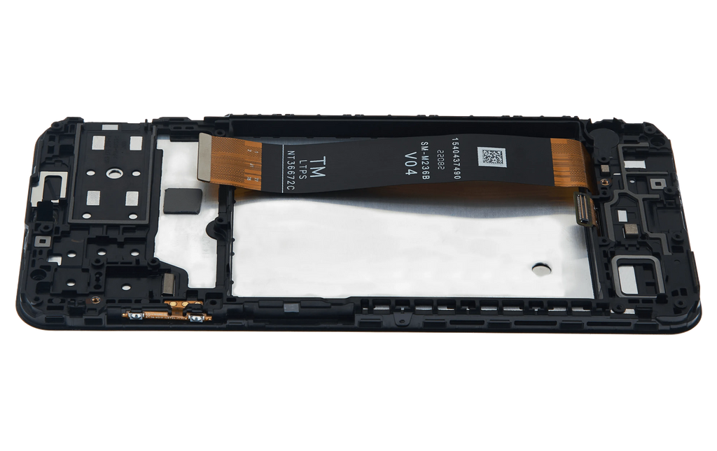 LCD-Display mit Rahmen für Samsung Galaxy A13 4G (A135 / 2022) / A13s (A137 / 2022) (Aftermarket Plus) (Alle Farben)