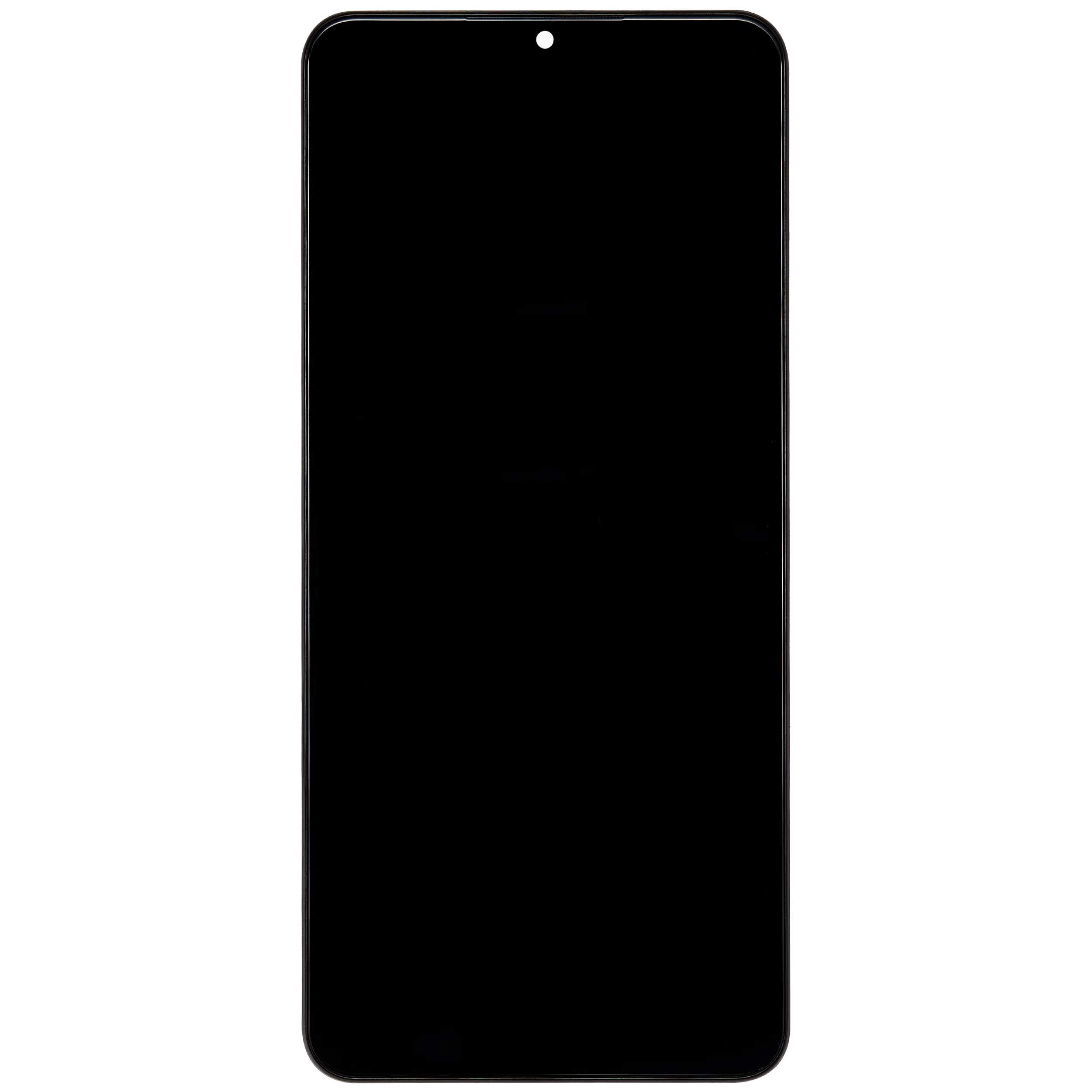 LCD-Display mit Rahmen für Samsung Galaxy A12 (A125 / 2020) (Aftermarket Plus) (Alle Farben)
