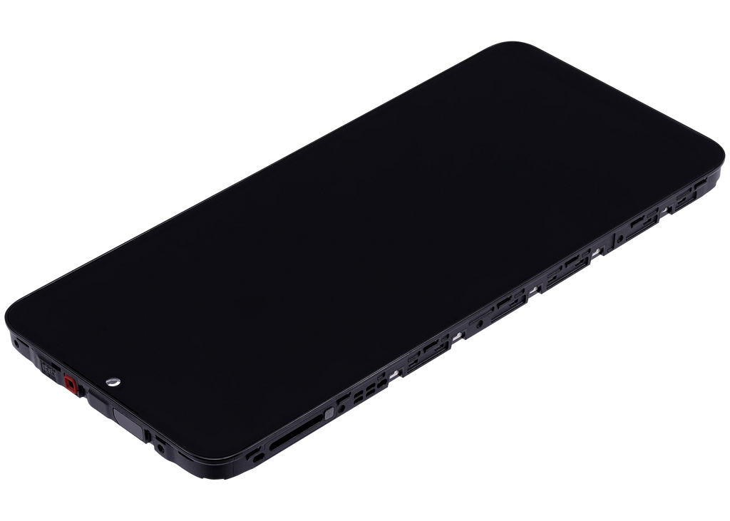LCD-Display mit Rahmen für Samsung Galaxy A05 (A055 / 2023) (Aftermarket Plus) (Alle Farben)