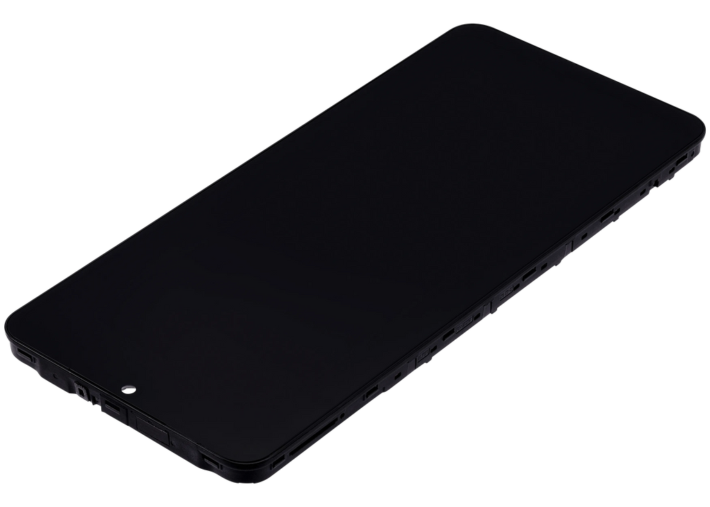 LCD-Display mit Rahmen für Samsung Galaxy A06 (A065 / 2024) (Aftermarket Plus) (Alle Farben)
