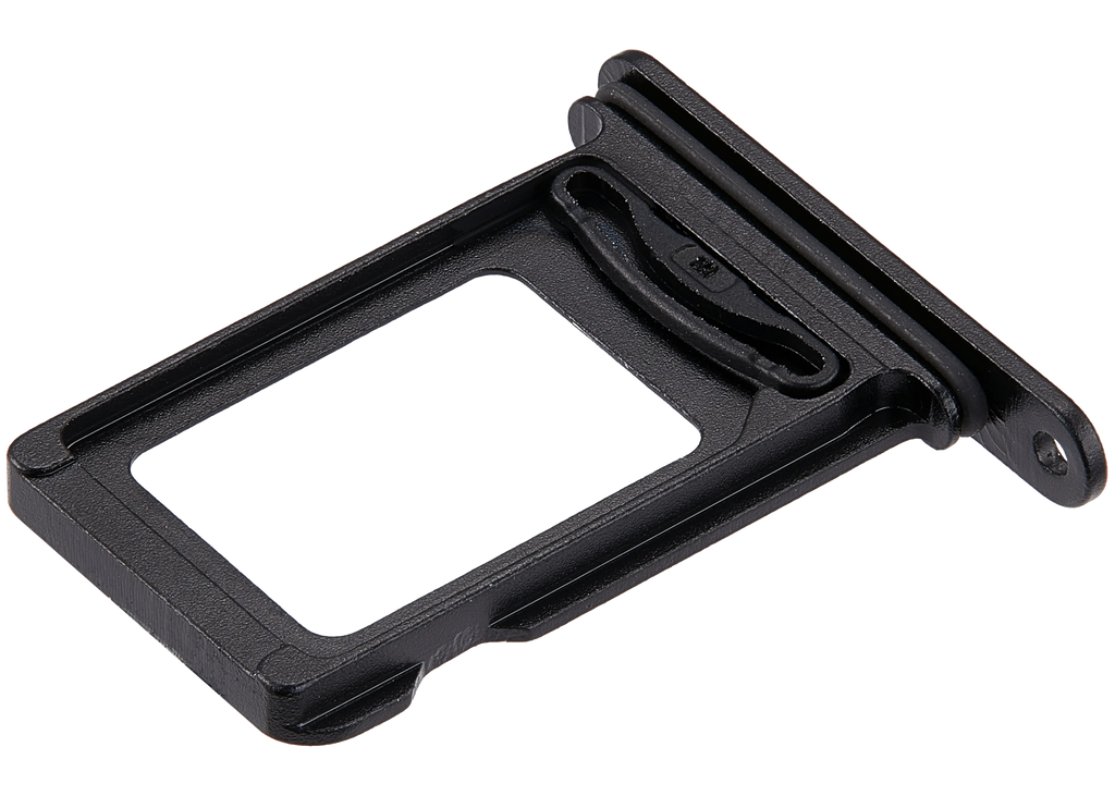 Dual Sim Card Tray für iPhone 16e / 17e (Schwarz)