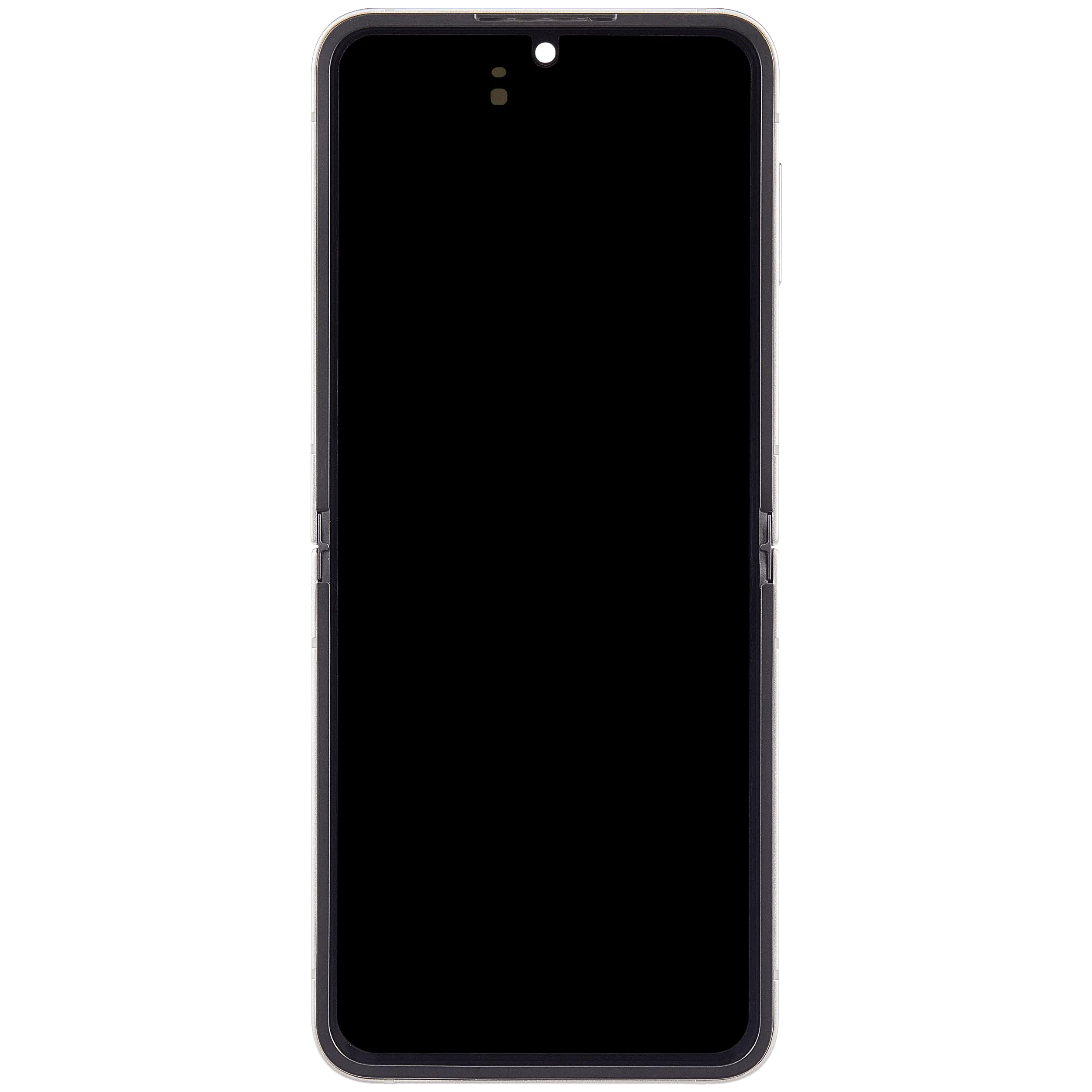 Inner OLED-Display mit Rahmen Compatible für Samsung Galaxy Z Flip 7 FE 5G (F761) (US & International) (Refurbished) (Silver Shadow)