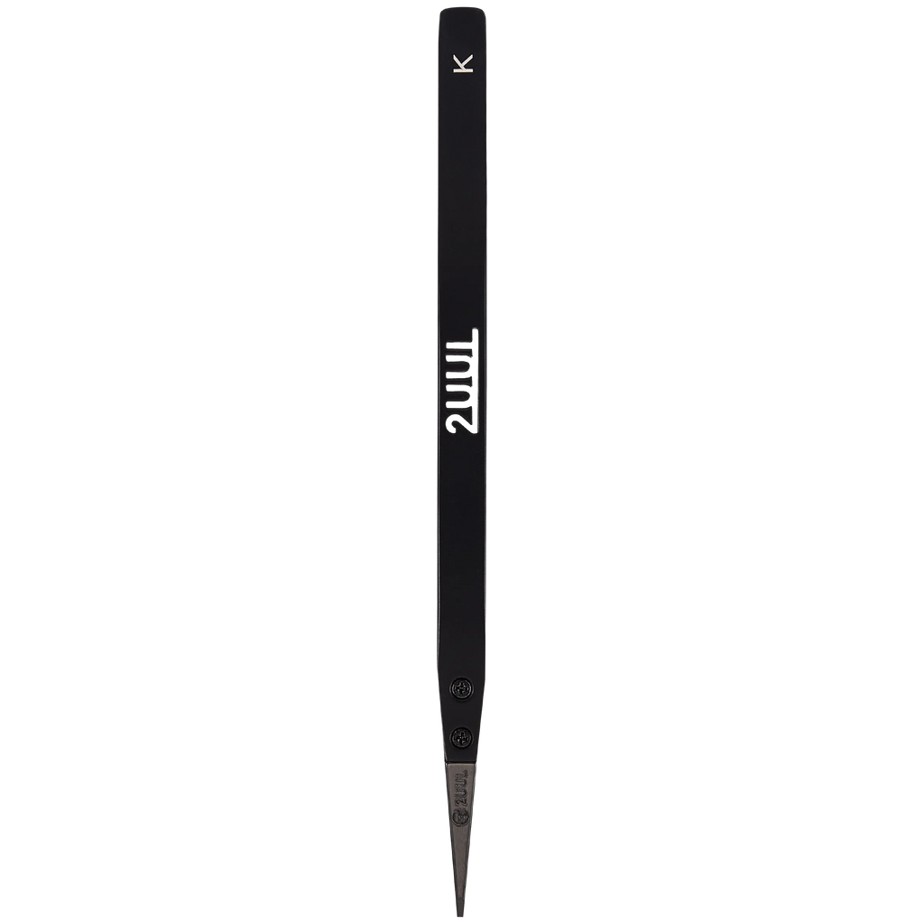 TW32 Black Flat Tip ESD-Safe Ceramic Tweezer (2UUL)