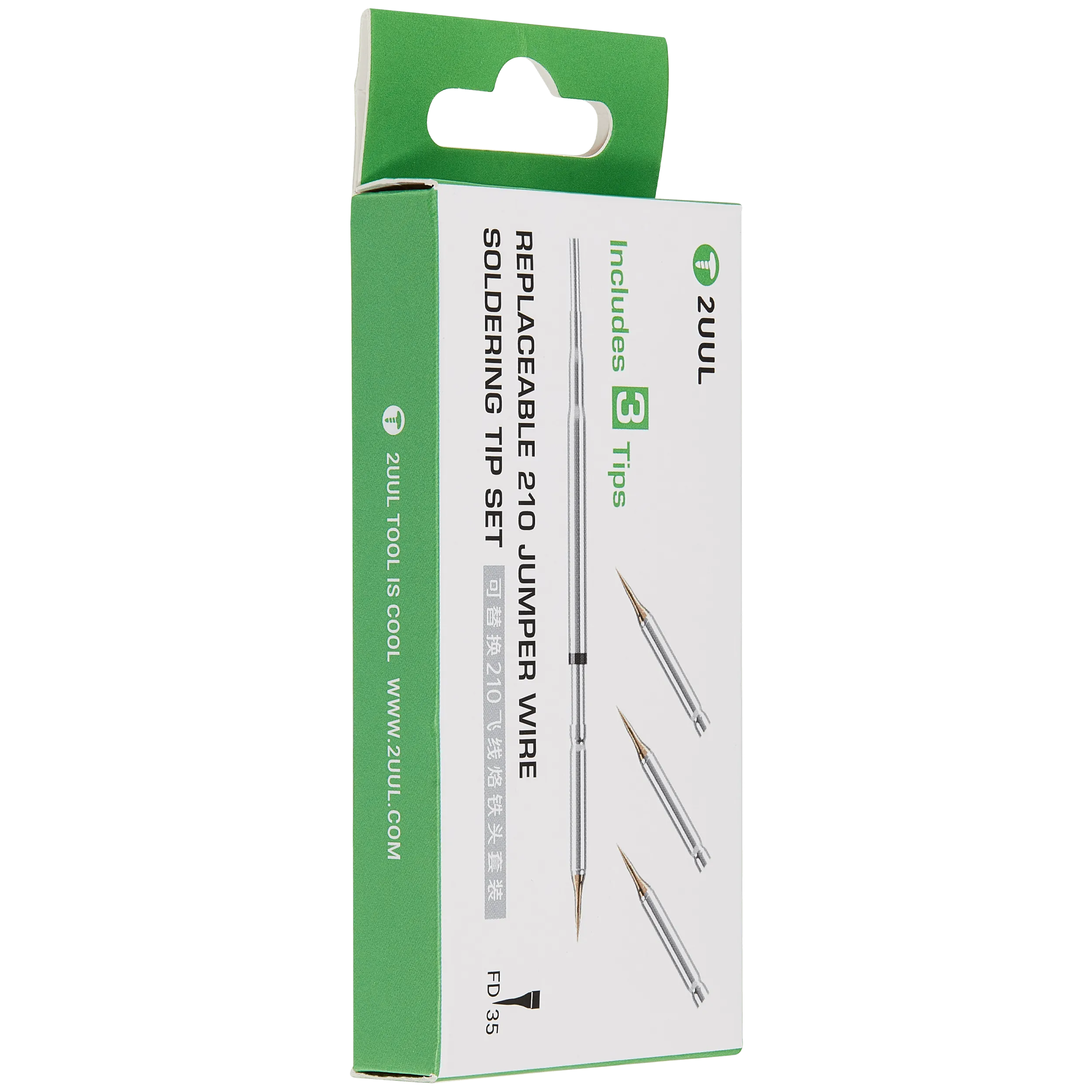 FD35 Replaceable 210 Jumper Wire Soldering Tip Set (2UUL)