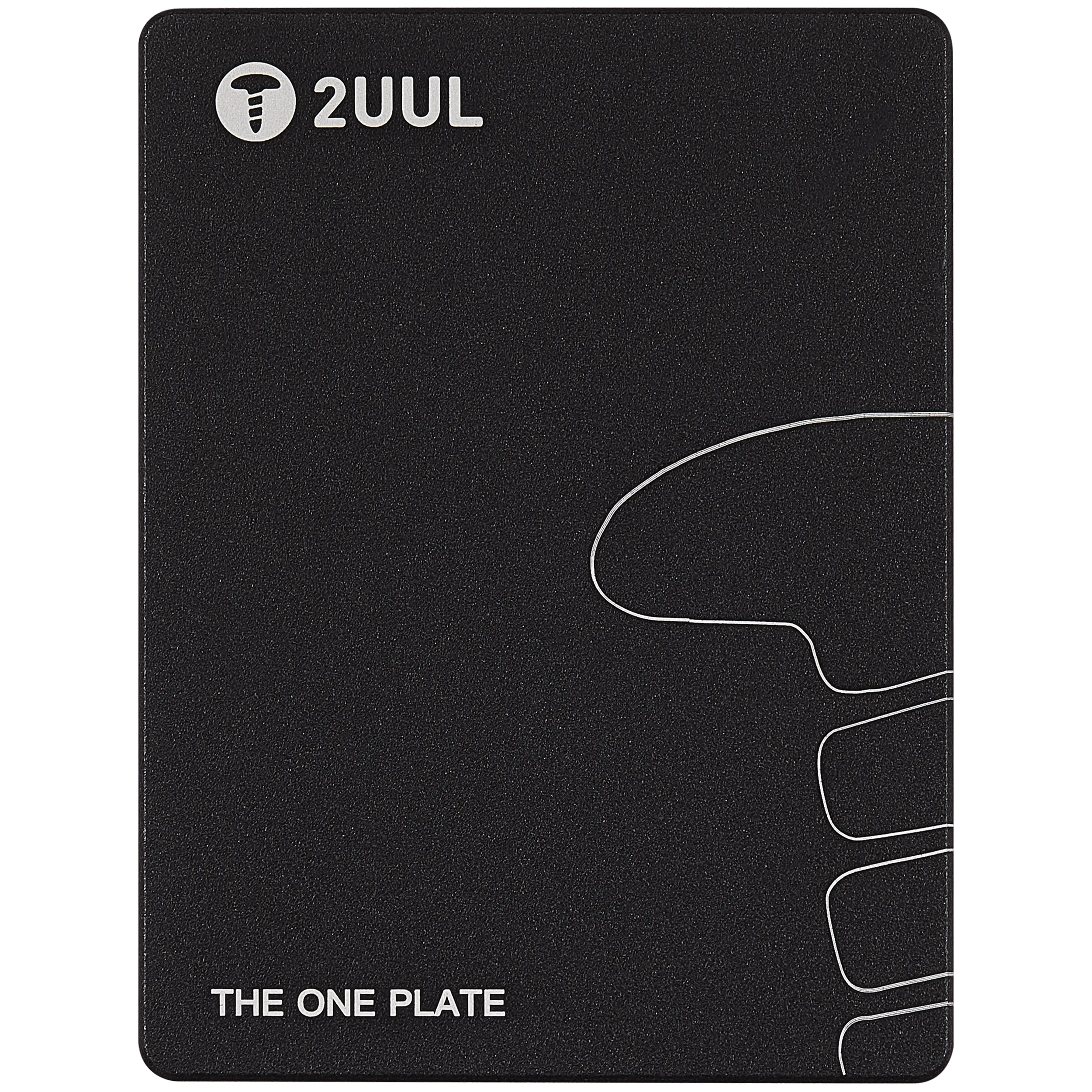 BH12 Magnetic Curved Silicone Reballing-Plattform Strong Magnet Heat Resistant für Phone PCB BGA Chip Repair (2UUL)