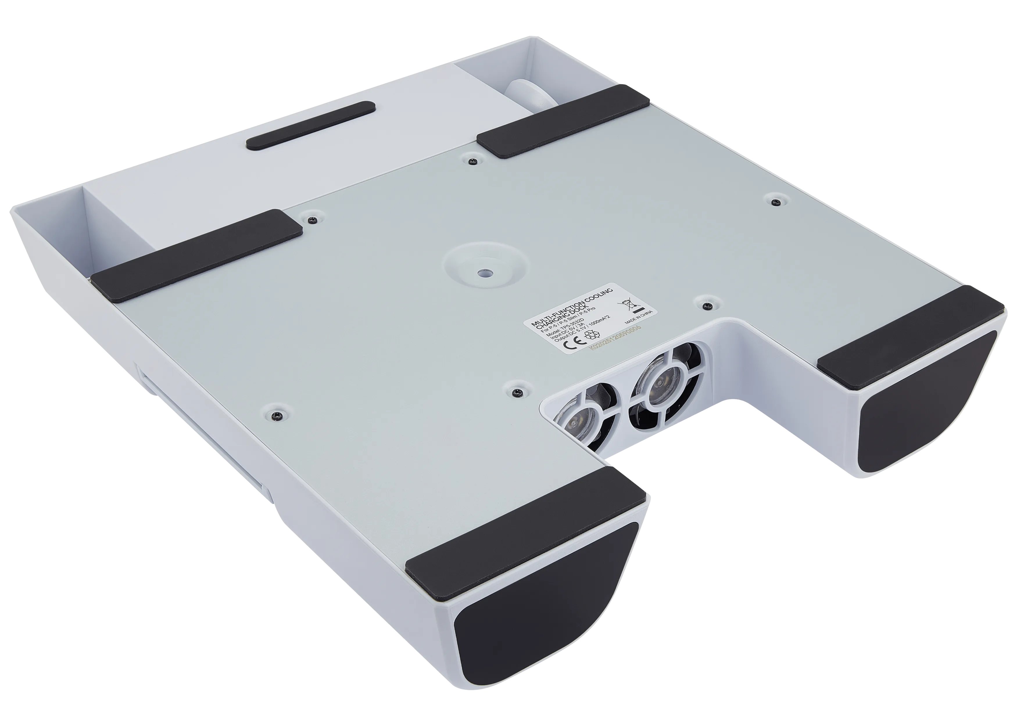TP5-3552D White Multifunctional Cooling Charging Stand für PlayStation 5 / PlayStation 5 Slim (DOBE)