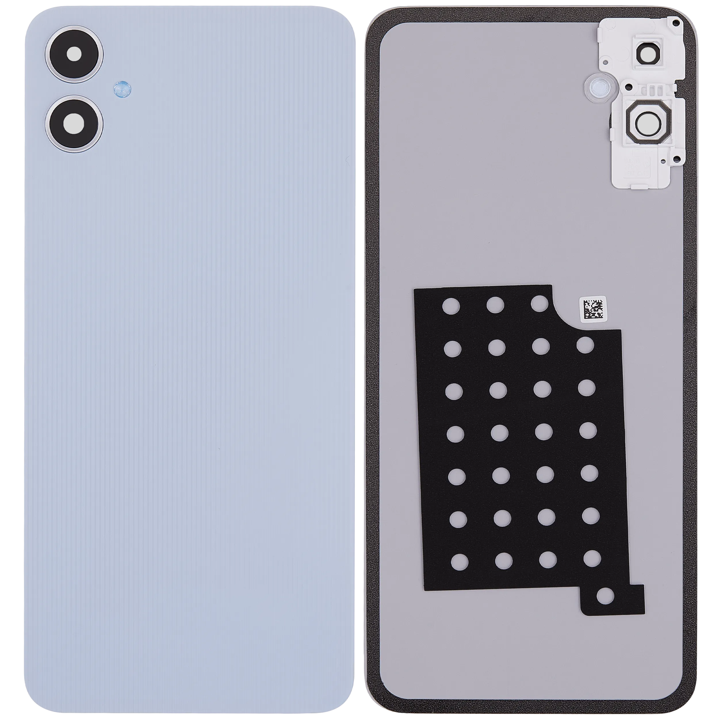 Backcover mit Camera Lens für Samsung Galaxy A05 4G (A055 / 2023) (ohne Logo) (Aftermarket Plus) (Silber)