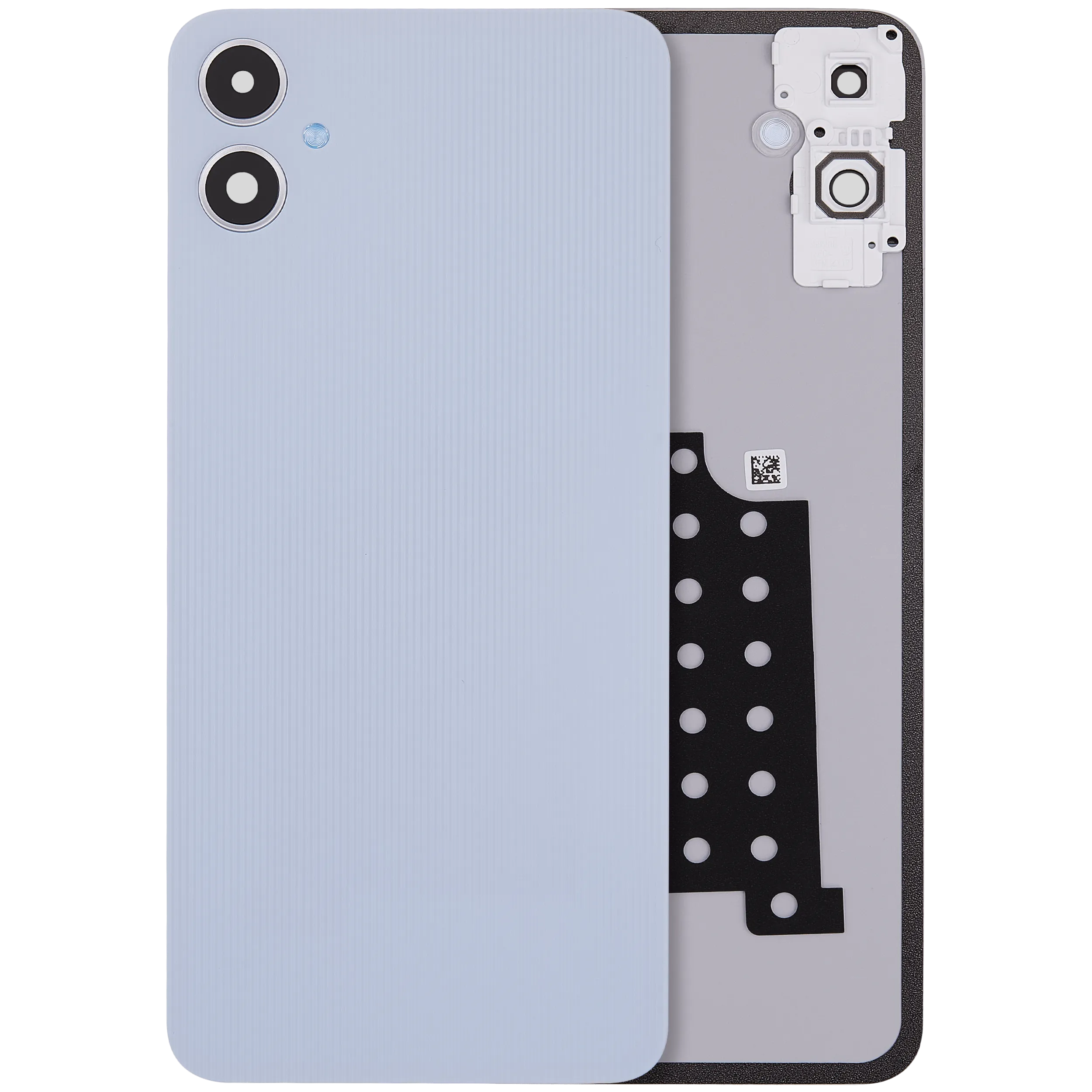 Backcover mit Camera Lens für Samsung Galaxy A05 4G (A055 / 2023) (ohne Logo) (Aftermarket Plus) (Silber)