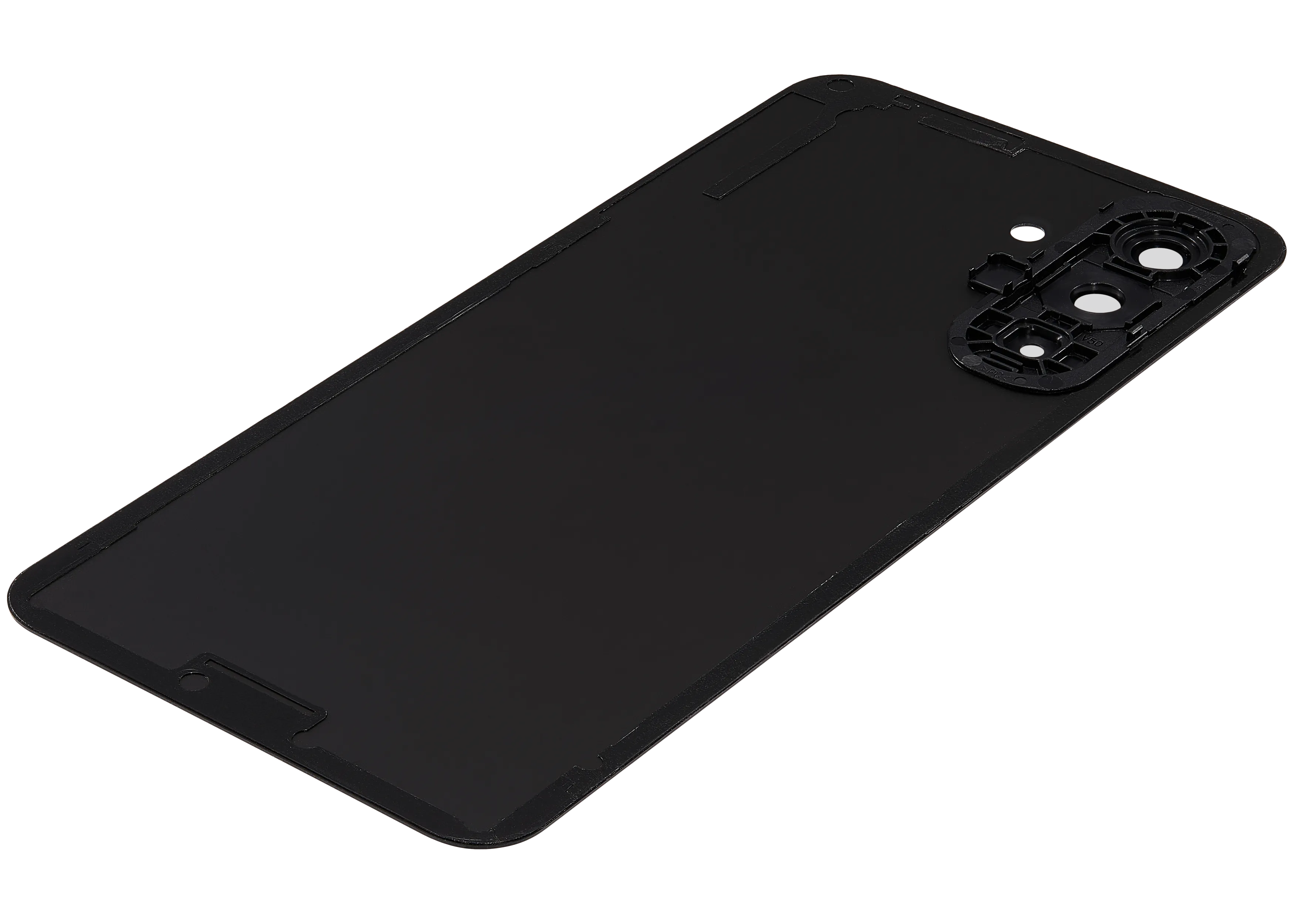 Backcover mit Camera Lens für Samsung Galaxy A17 5G (A176 / 2025) / A17 4G (A175 / 2025) (ohne Logo) (Aftermarket Plus) (Schwarz)