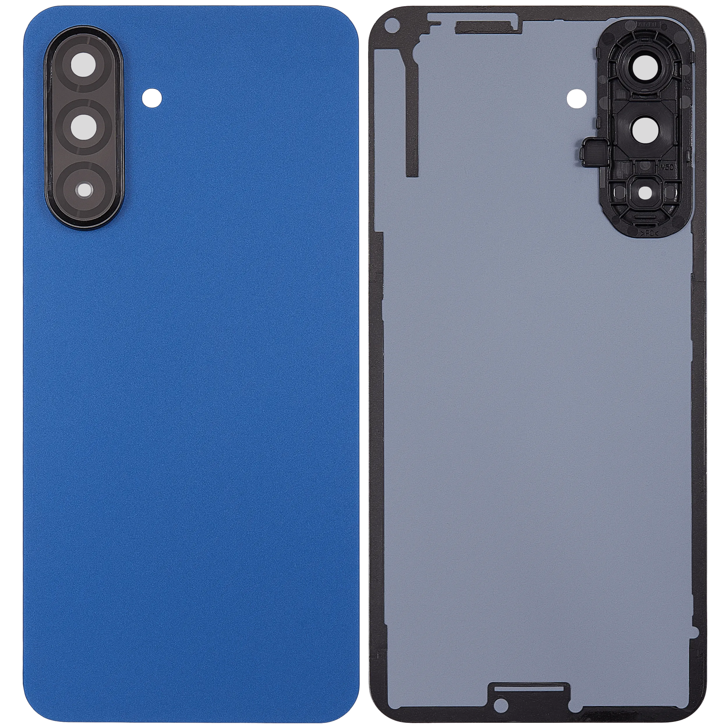 Backcover mit Camera Lens für Samsung Galaxy A17 5G (A176 / 2025) (ohne Logo) (Aftermarket Plus) (Blau)