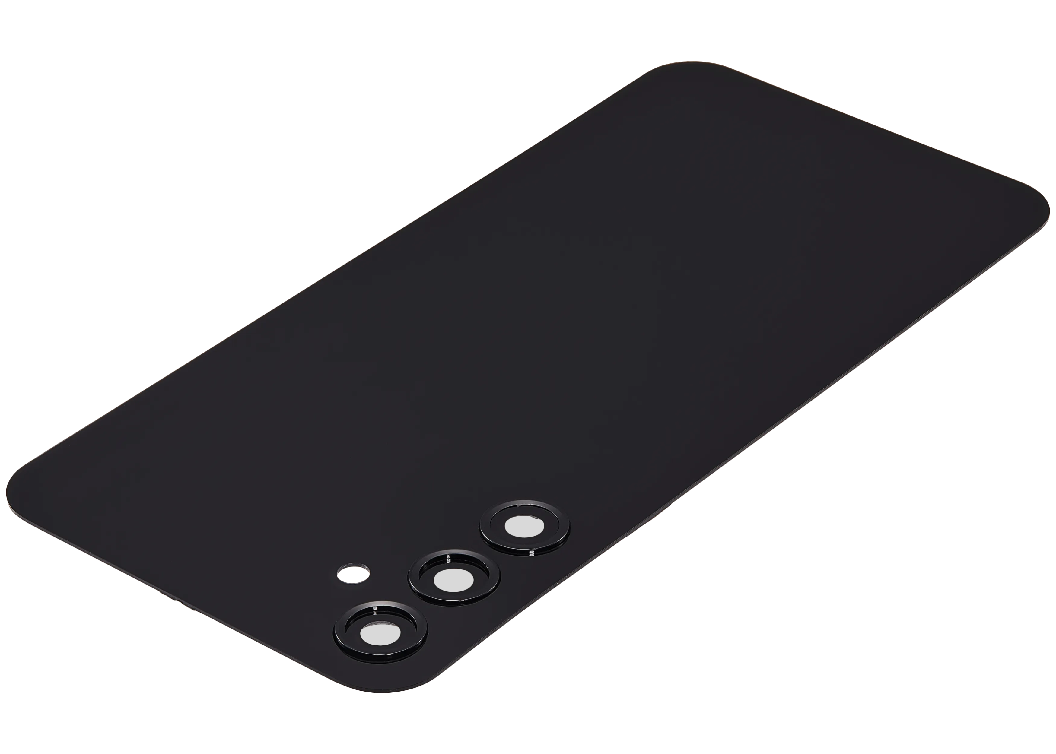 Backcover mit Camera Lens für Samsung Galaxy A24 4G (A245 / 2023) (ohne Logo) (Aftermarket Plus) (Schwarz)