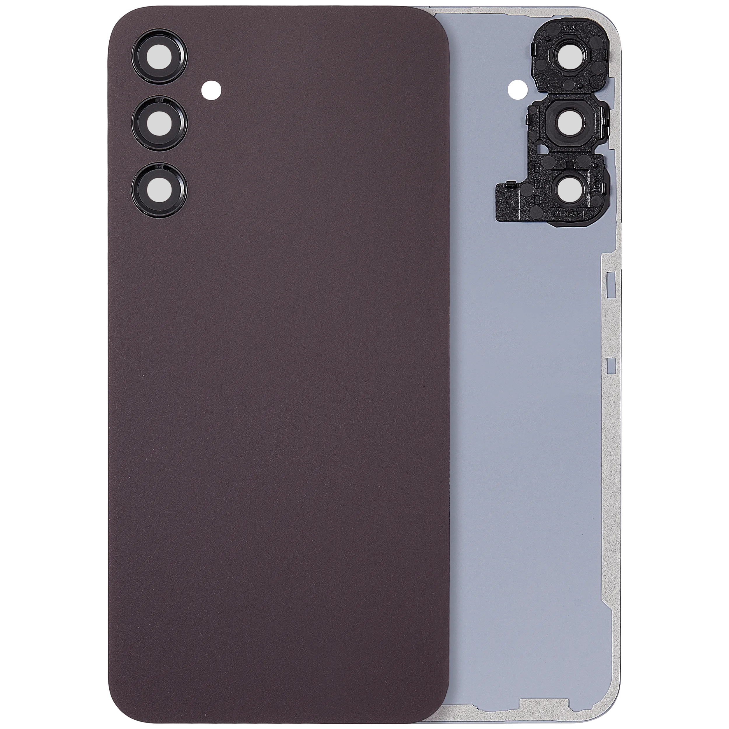 Backcover mit Camera Lens für Samsung Galaxy A24 4G (A245 / 2023)(ohne Logo) (Aftermarket Plus) (Dark red)