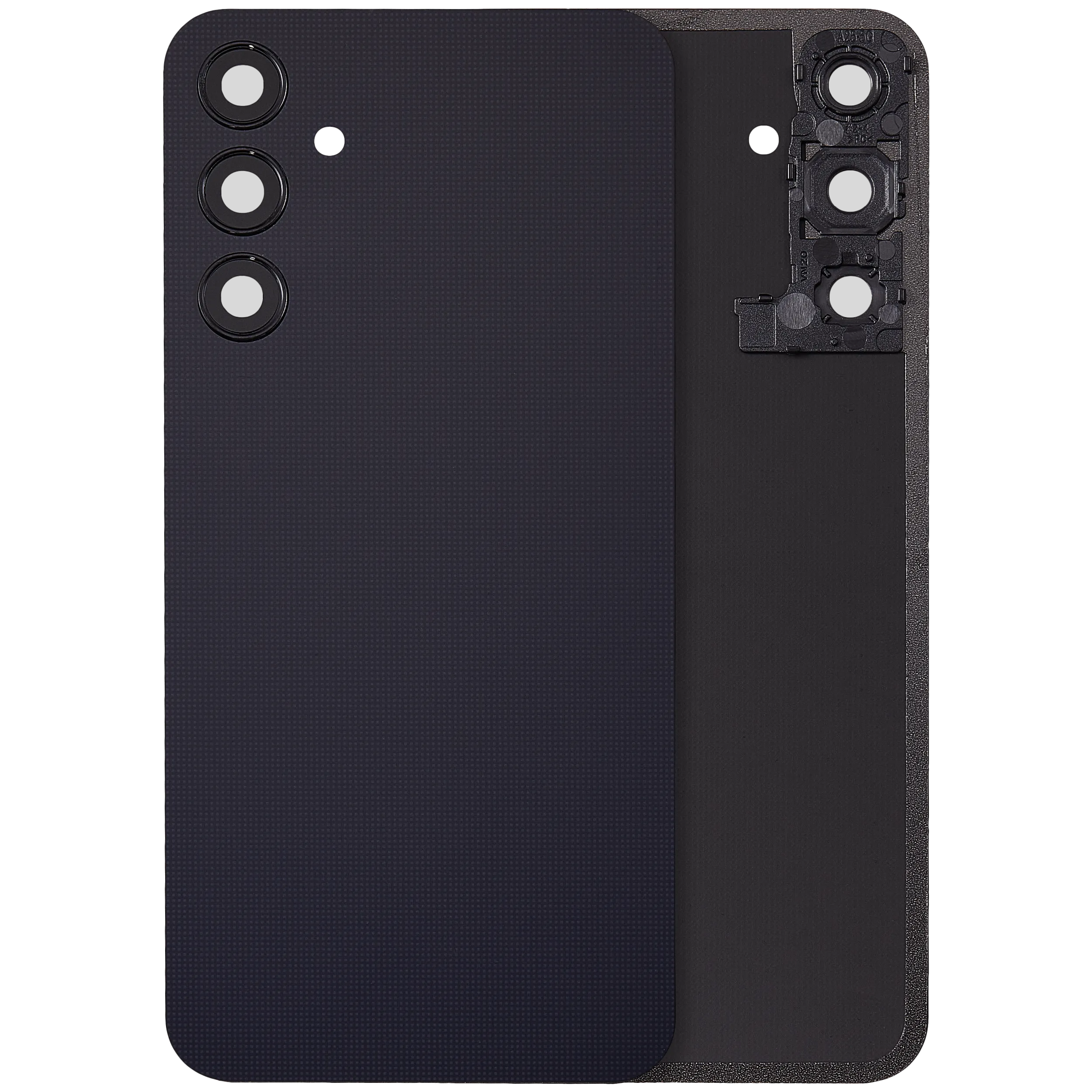 Backcover mit Camera Lens für Samsung Galaxy A25 5G (A256 / 2023) (ohne Logo) (Aftermarket Plus) (Brave Black)