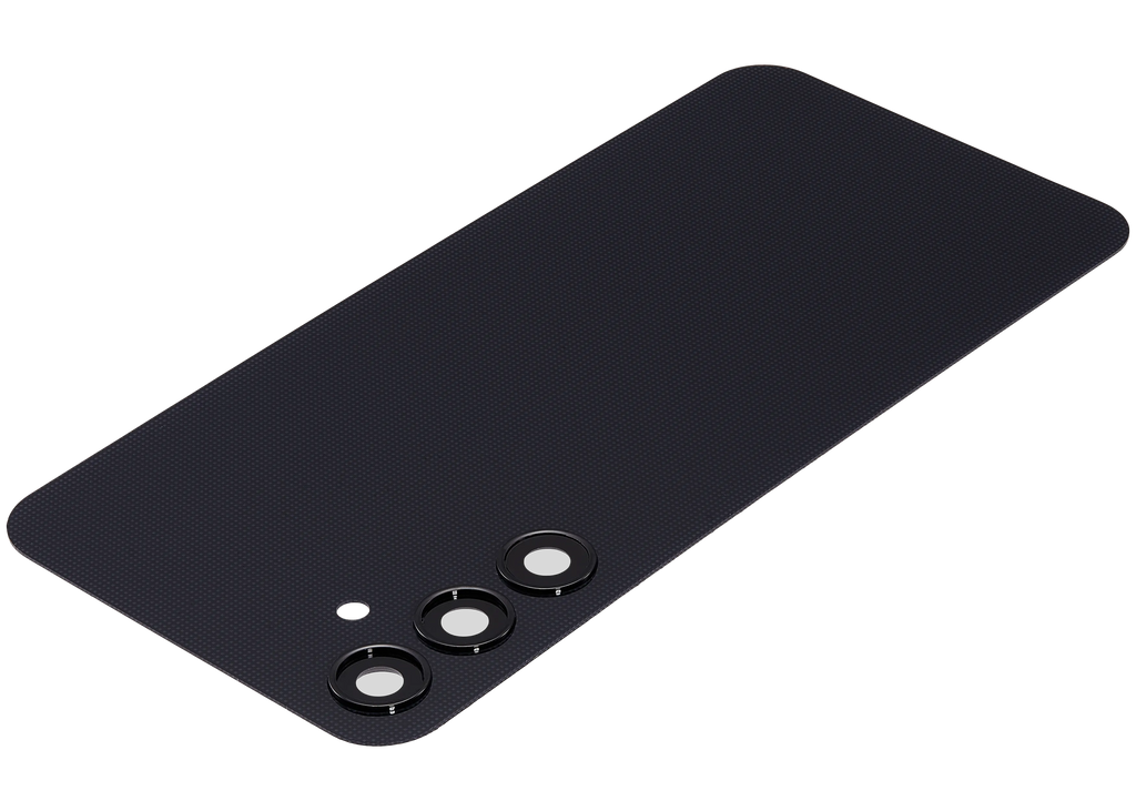 Backcover mit Camera Lens für Samsung Galaxy A25 5G (A256 / 2023) (ohne Logo) (Aftermarket Plus) (Brave Black)