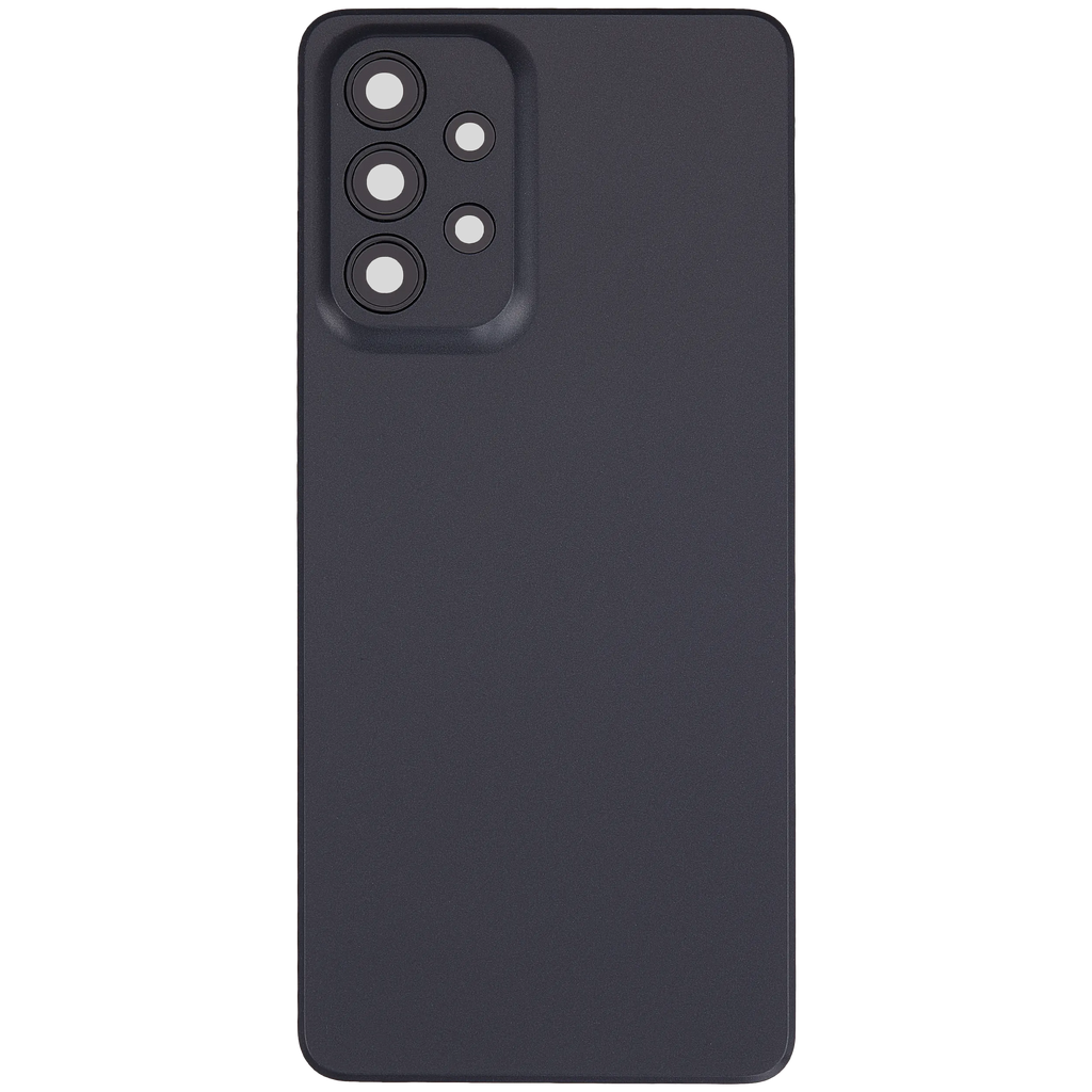 Backcover mit Camera Lens für Samsung Galaxy A33 5G (A336 / 2022) (ohne Logo) (Aftermarket Plus) (Schwarz)