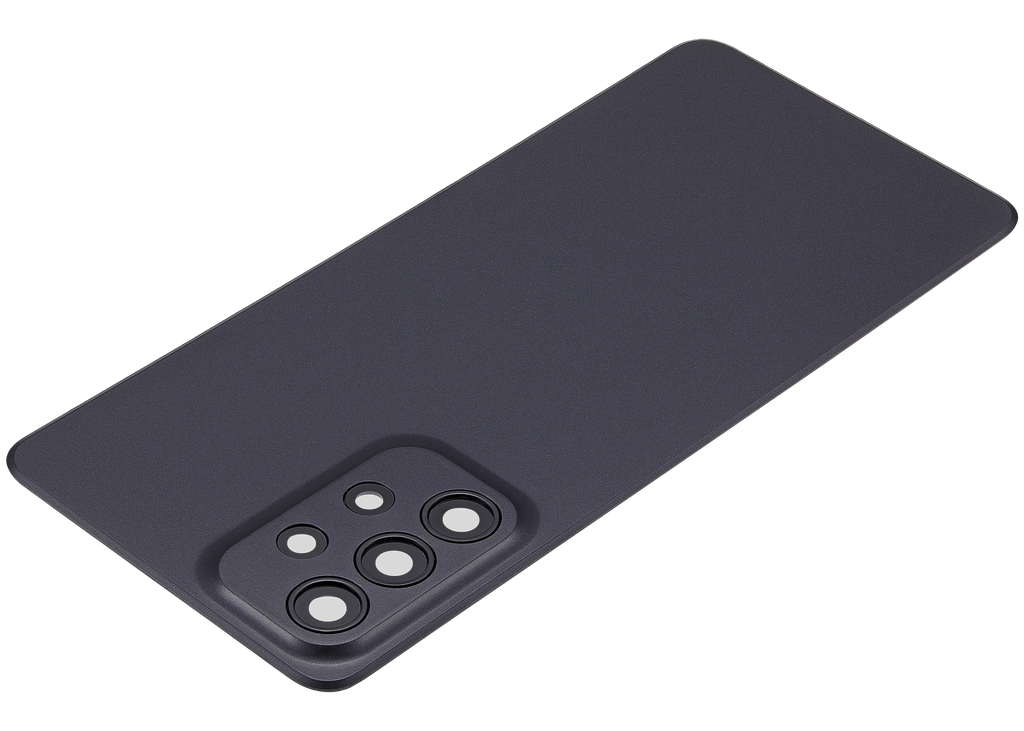 Backcover mit Camera Lens für Samsung Galaxy A33 5G (A336 / 2022) (ohne Logo) (Aftermarket Plus) (Schwarz)